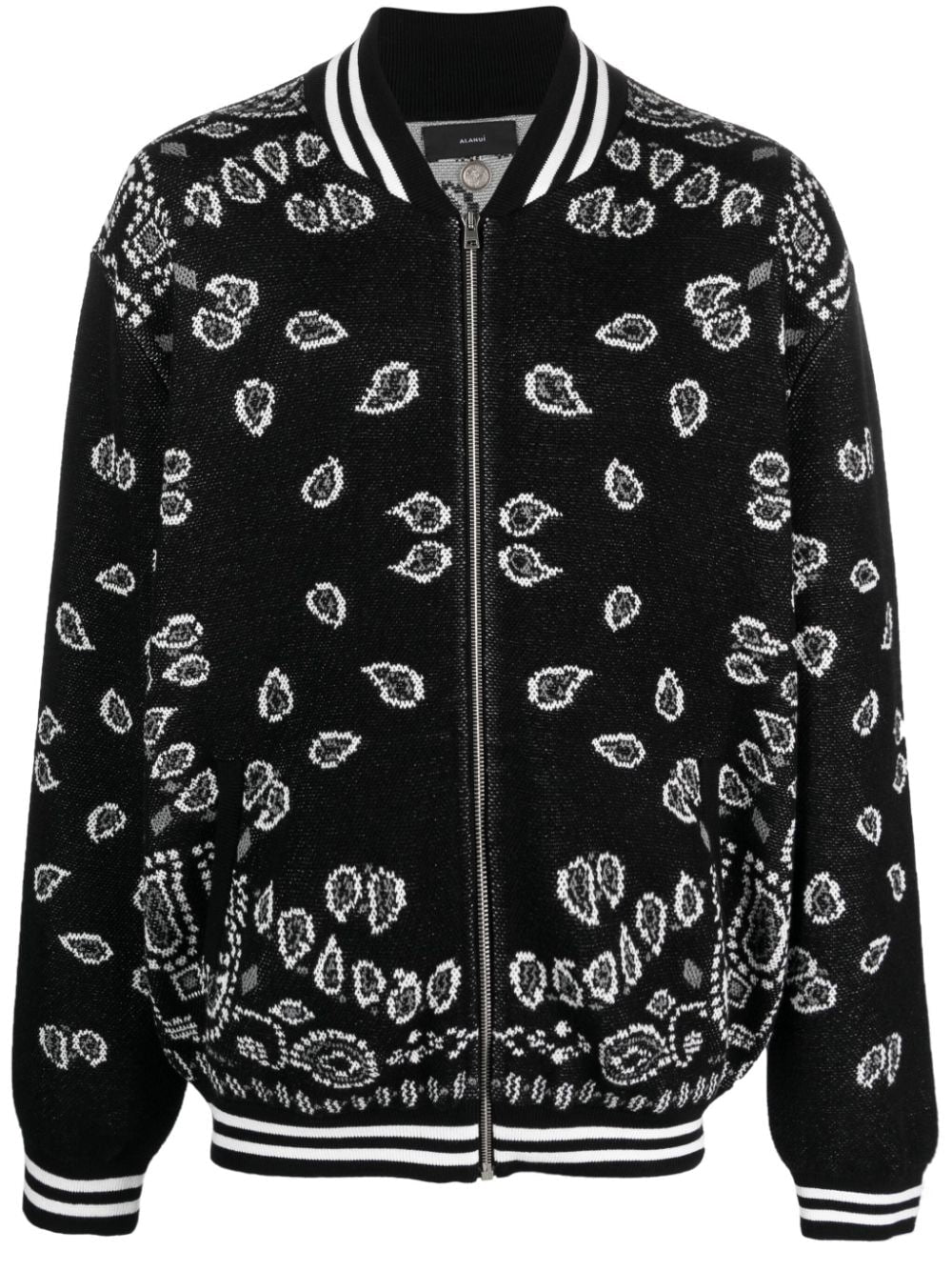 ALANUI Bandana Print Cotton Bomber Jacket