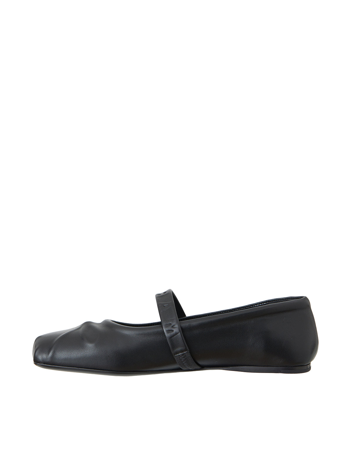 MARNI Classic Leather Mary Jane Ballerina Flats