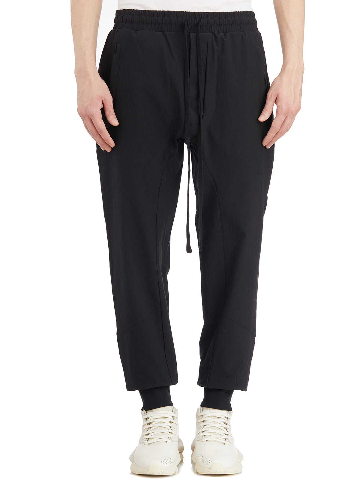 THOM KROM Men's Low-Crotch Nylon Jogger Pants