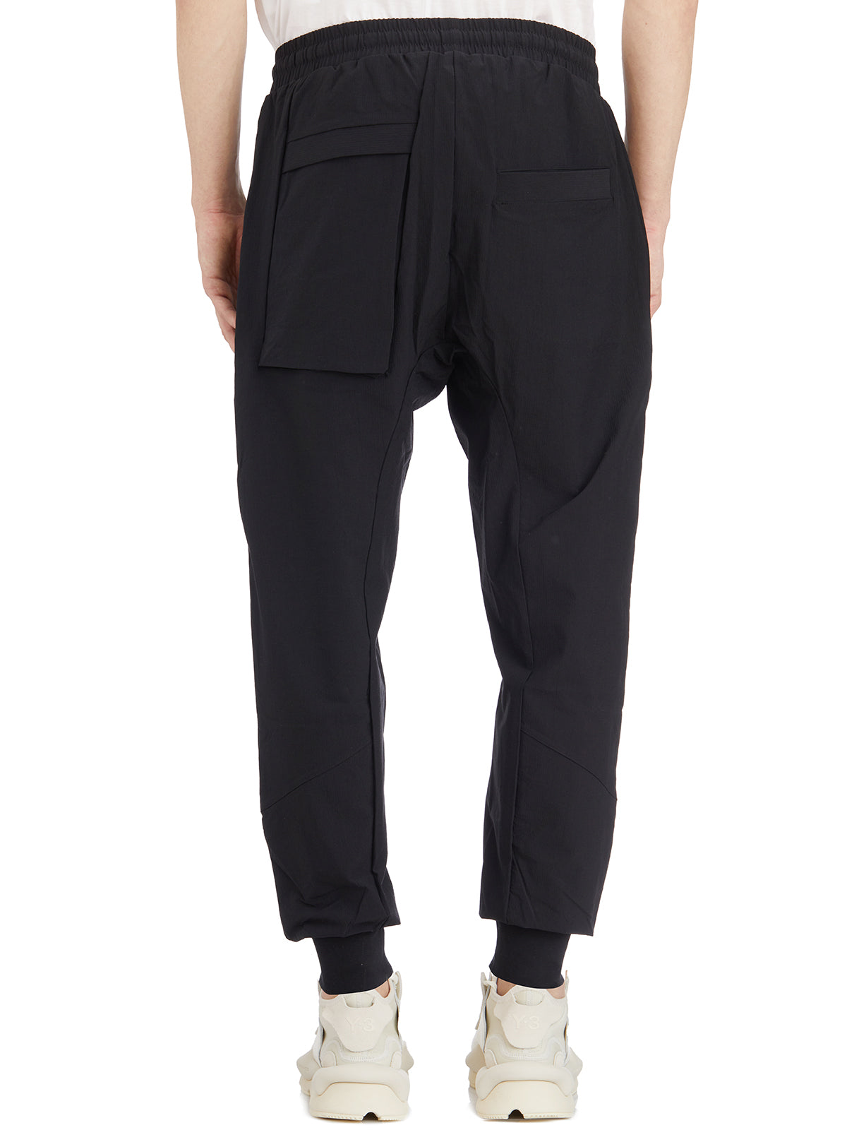 THOM KROM Men's Low-Crotch Nylon Jogger Pants