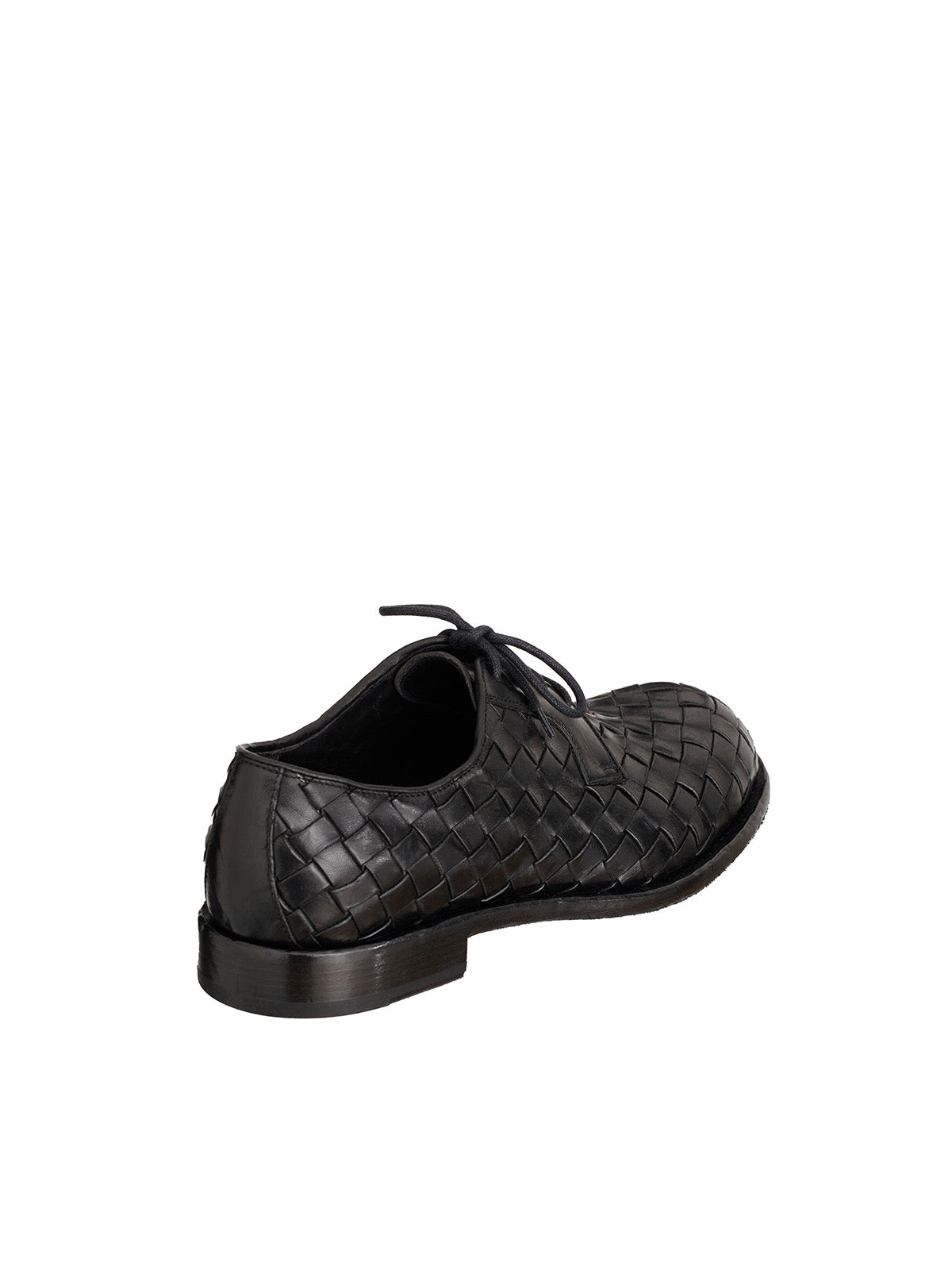 OFFICINE CREATIVE Rugged Woven Leather Moccasins for Men