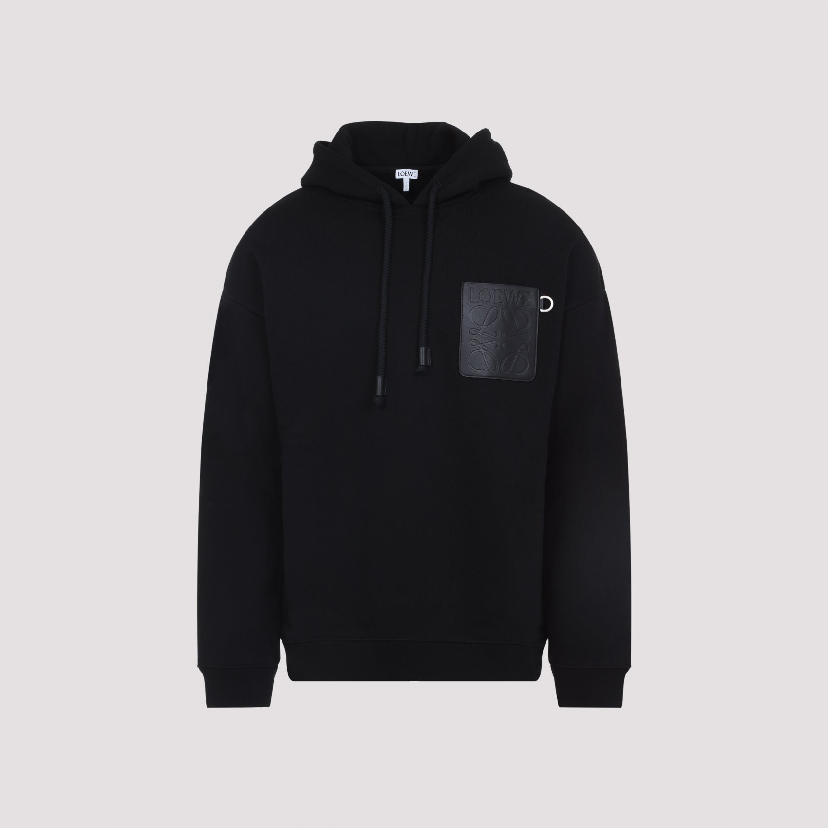 LOEWE Stylish Cotton and Leather Sweatshirt for Men