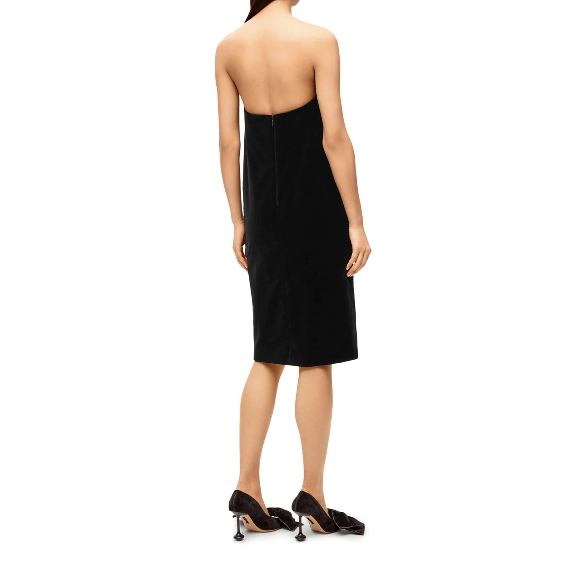 LOEWE Bustier Velvet Dress