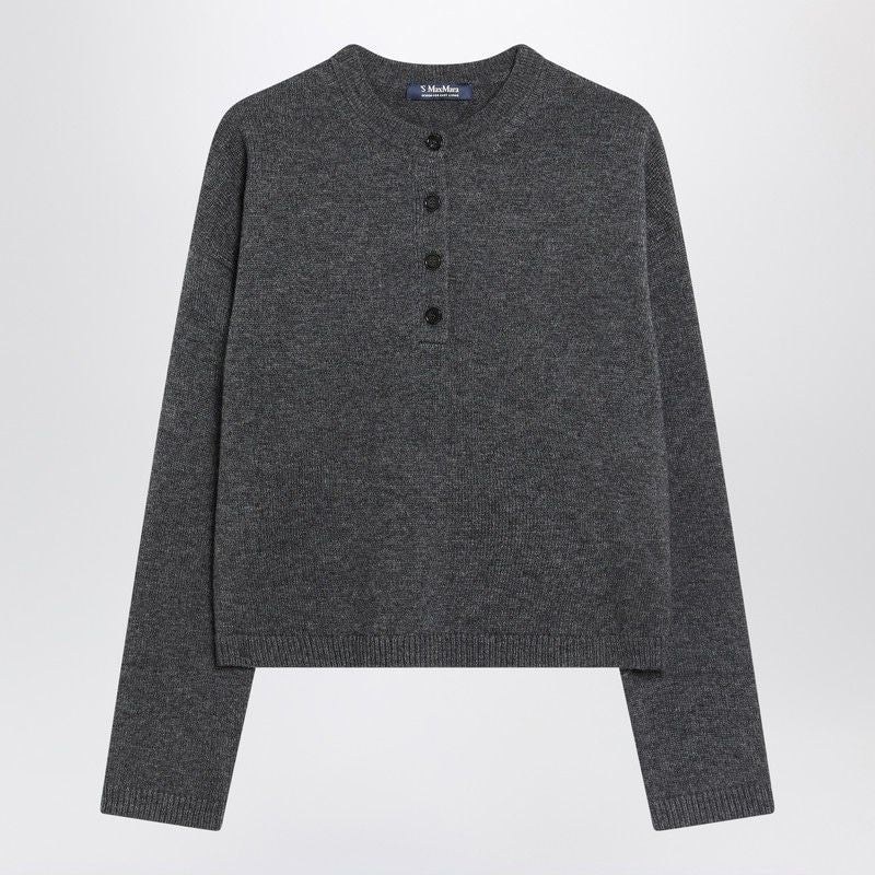 S MAX MARA Wool and Cashmere Round-Neck Sweater