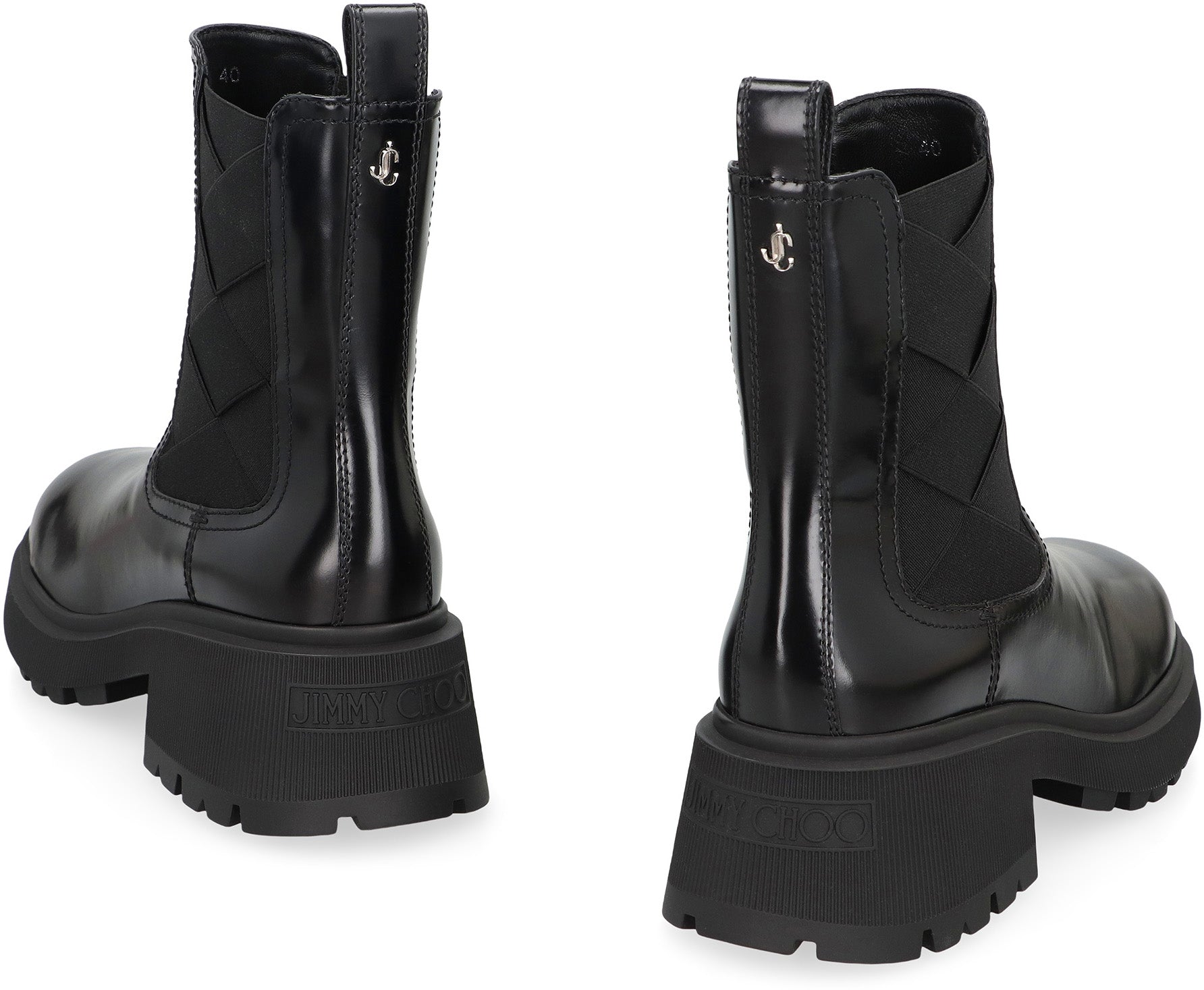 JIMMY CHOO Elegant Leather Ankle Boots