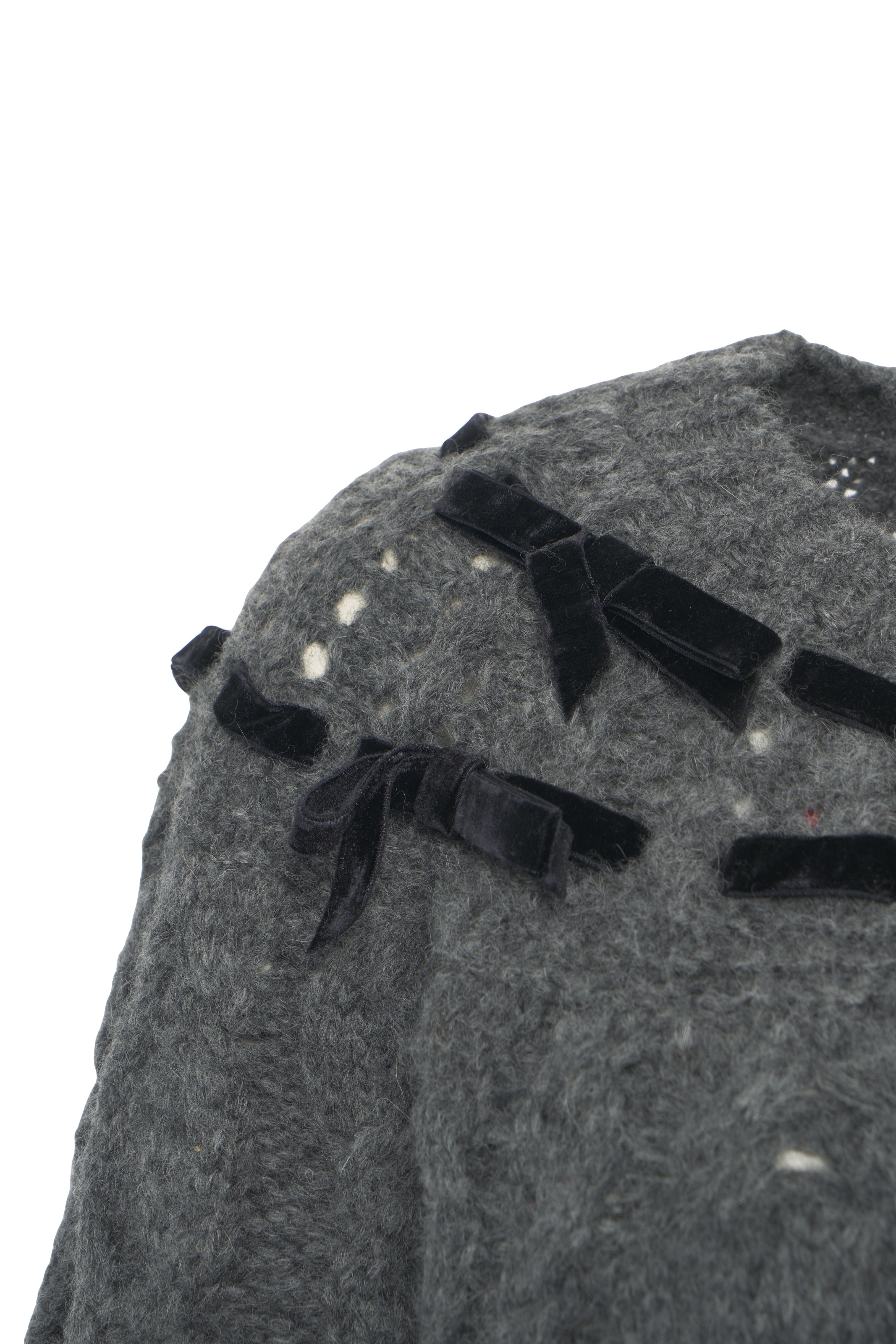 LOVESHACKFANCY Clementian Bow Detail Cardigan