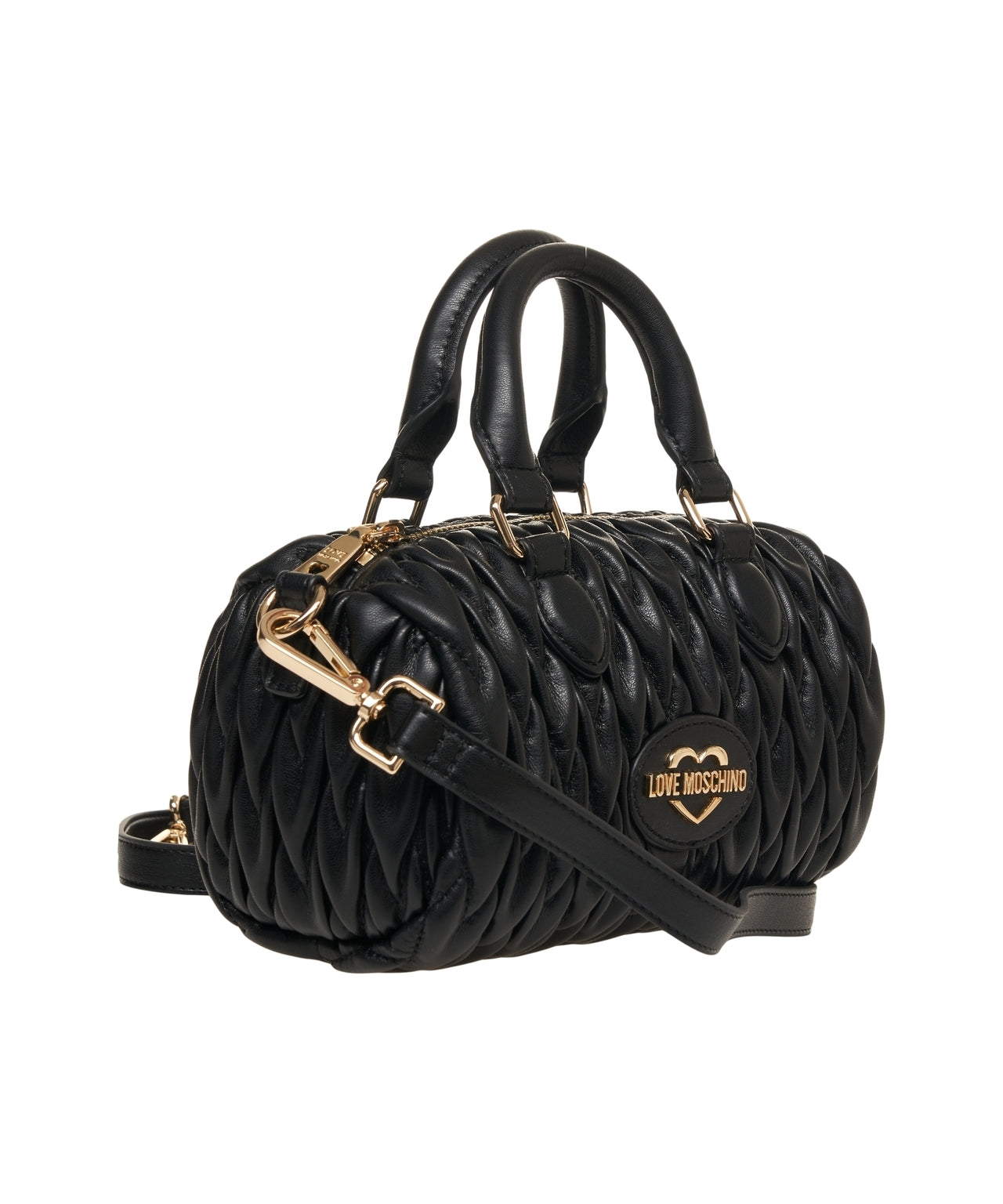 LOVE MOSCHINO Quilted Mini Handbag with Secure Zip Closure - 40 x 30 x 16 cm