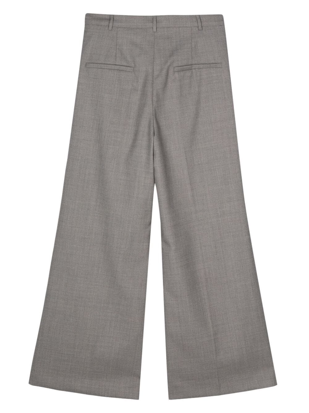 LOW CLASSIC Wide Wool Trousers for Women - SS24