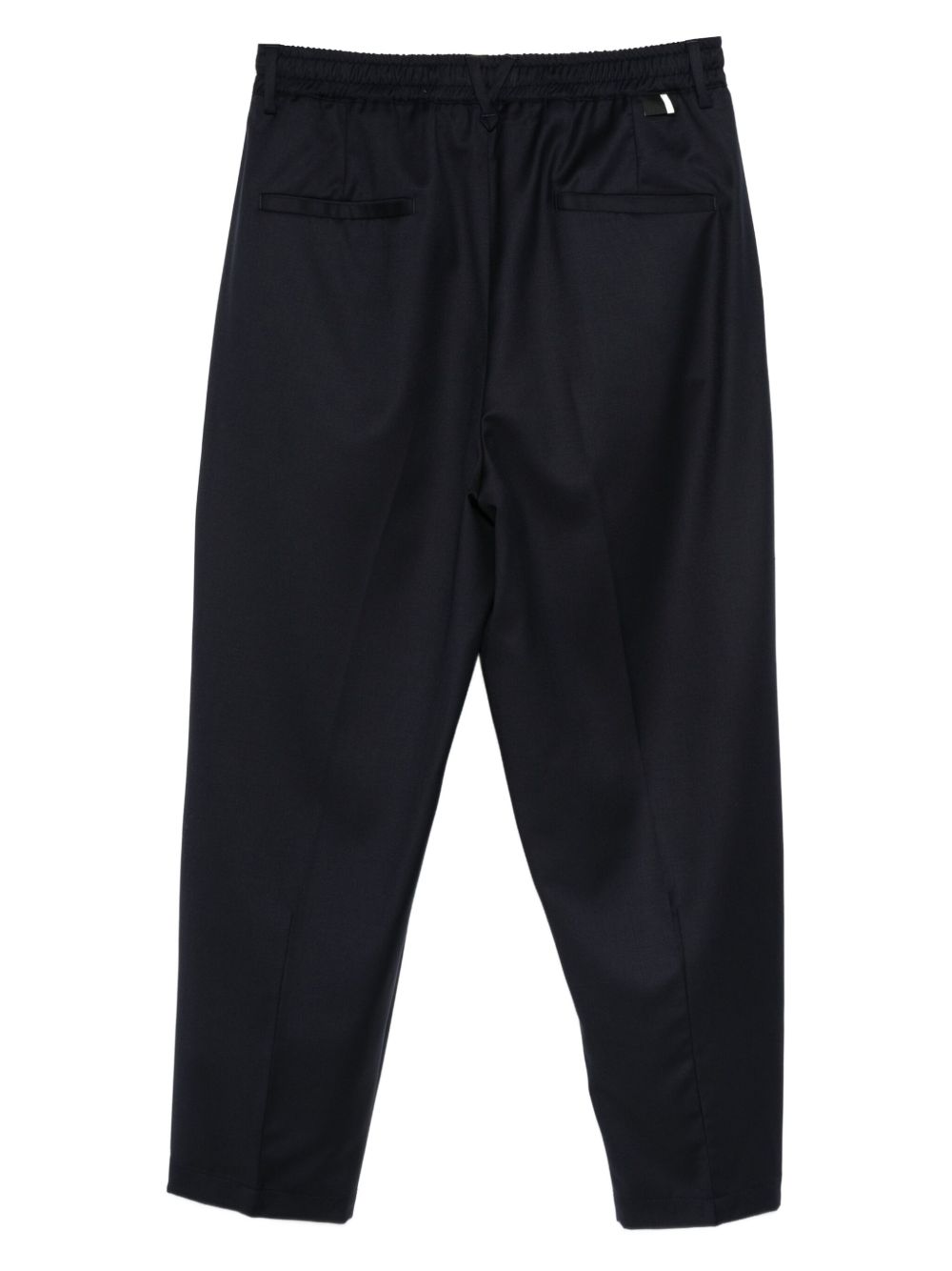 LOW BRAND Carrot-Fit Virgin Wool Flannel Trousers for Men - FW25