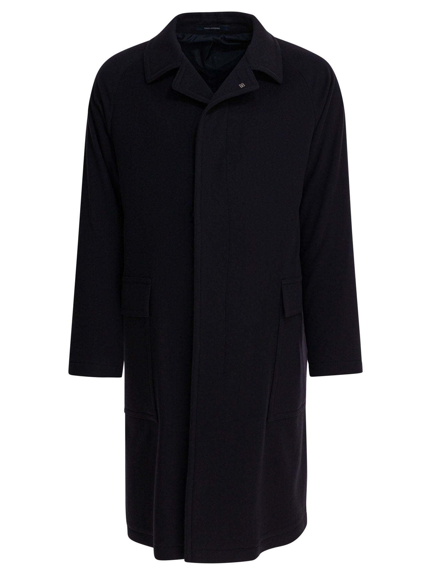 TAGLIATORE Sophisticated Wool-Cashmere Outerwear Coat for Men