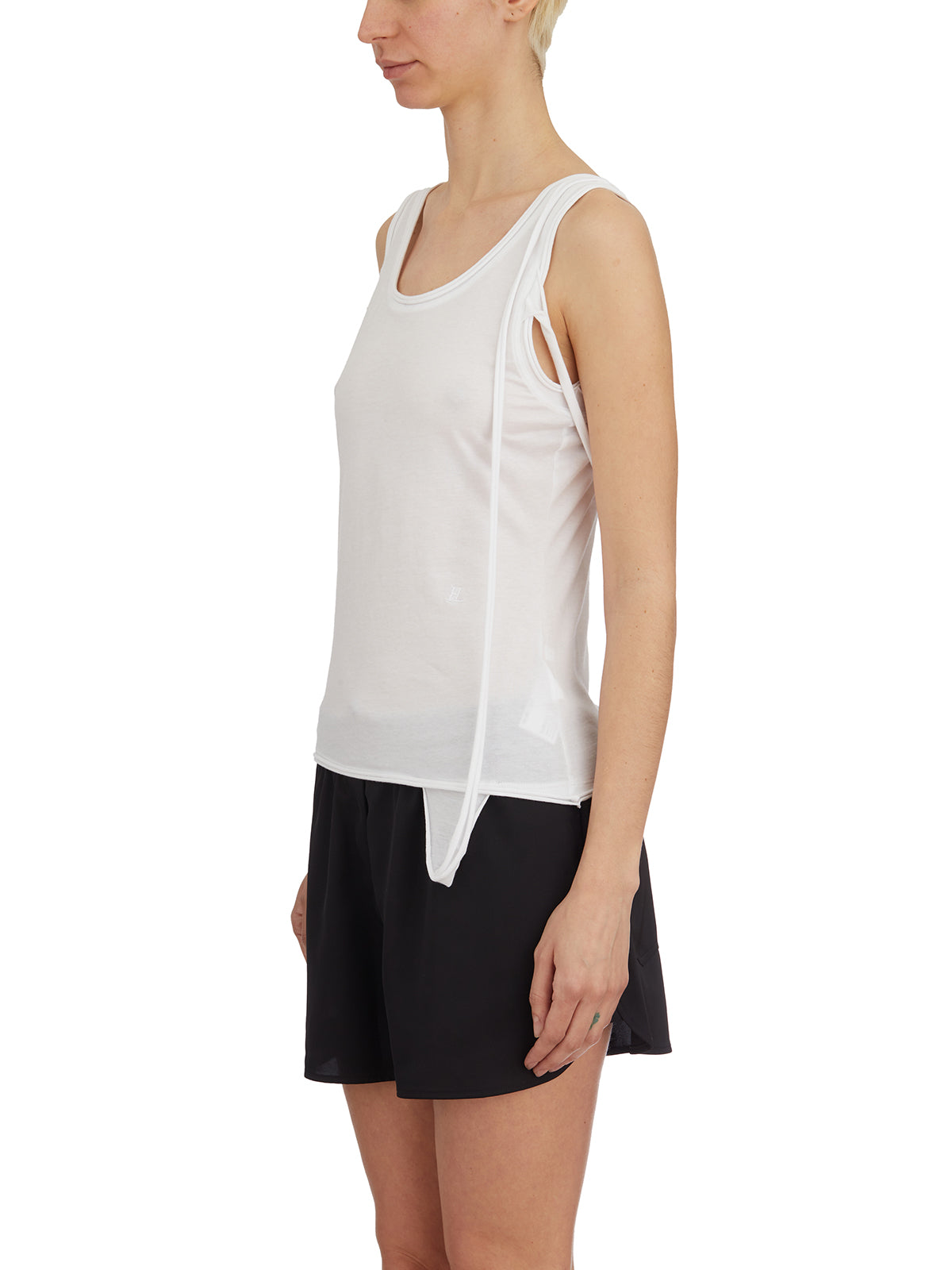 HELMUT LANG Slim Fit Tank Top with Straps - Size S