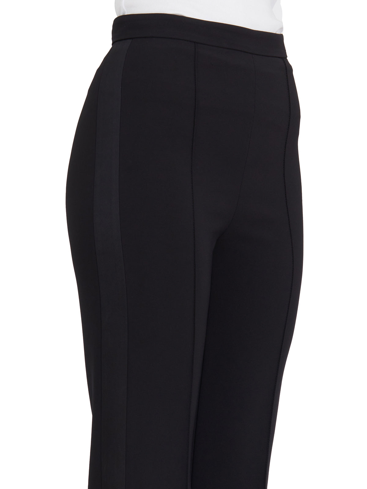 ELISABETTA FRANCHI Chic Crepe Palazzo Pants - Size 40