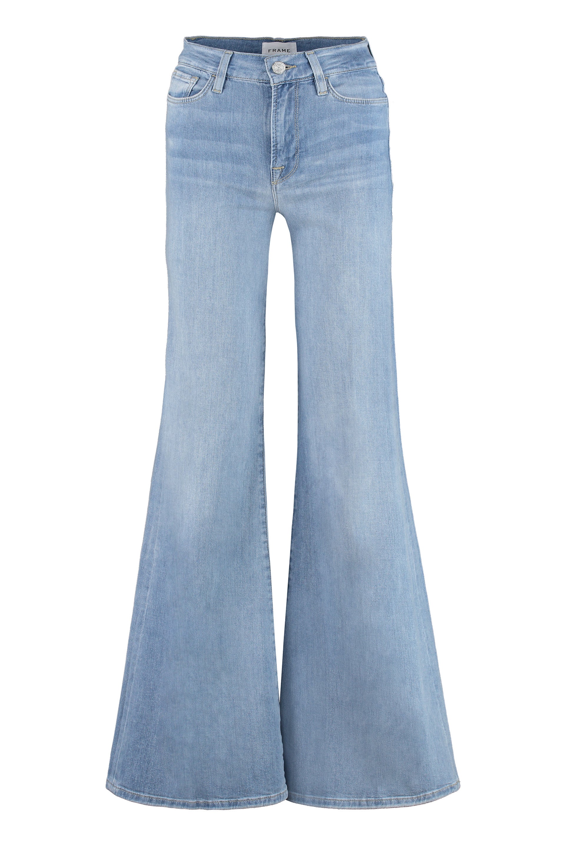 FRAME Wide-Leg Palazzo Jeans