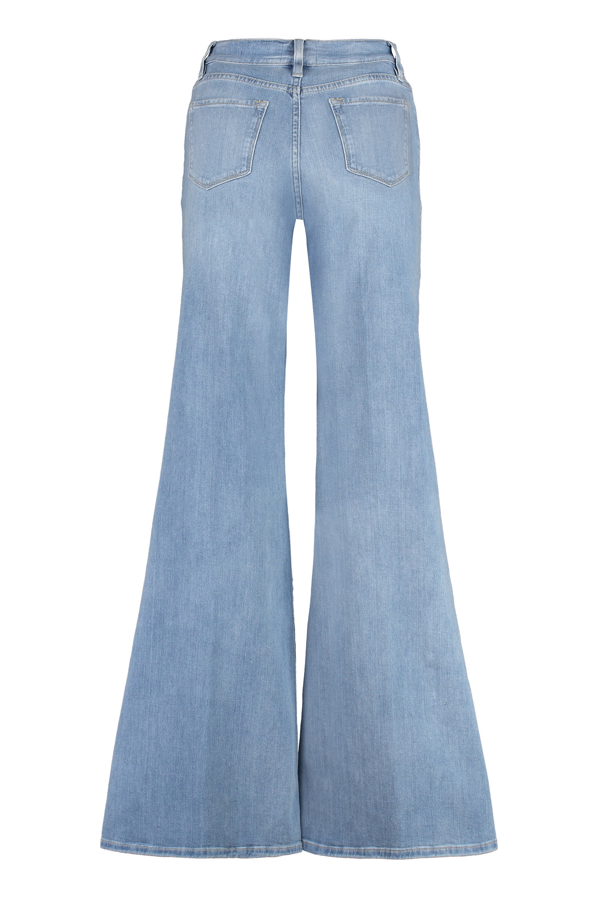 FRAME Wide-Leg Palazzo Jeans