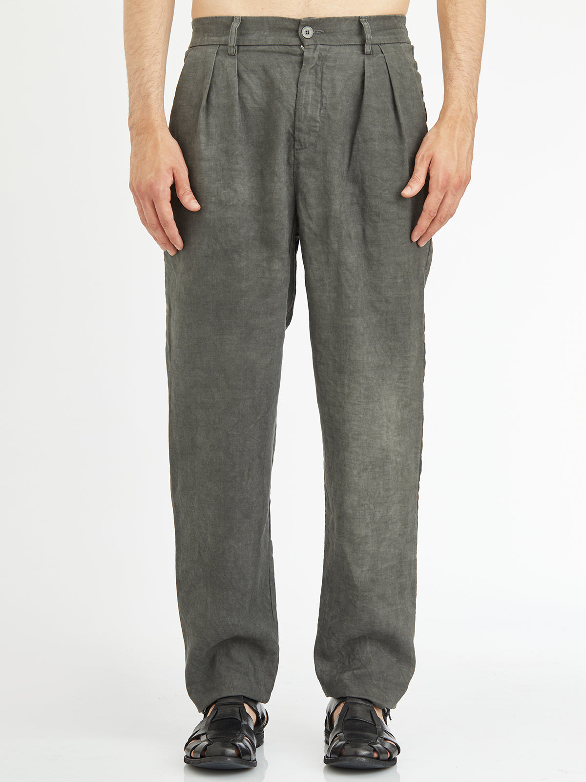 DAUB Cotton and Linen Pants Size 48