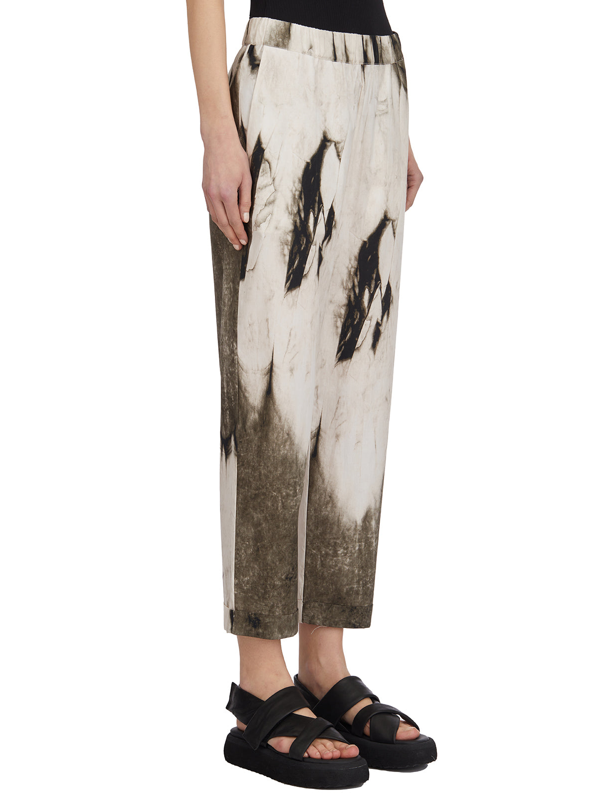 COLLECTION PRIVEE Tie Dye Cotton Trousers for Women