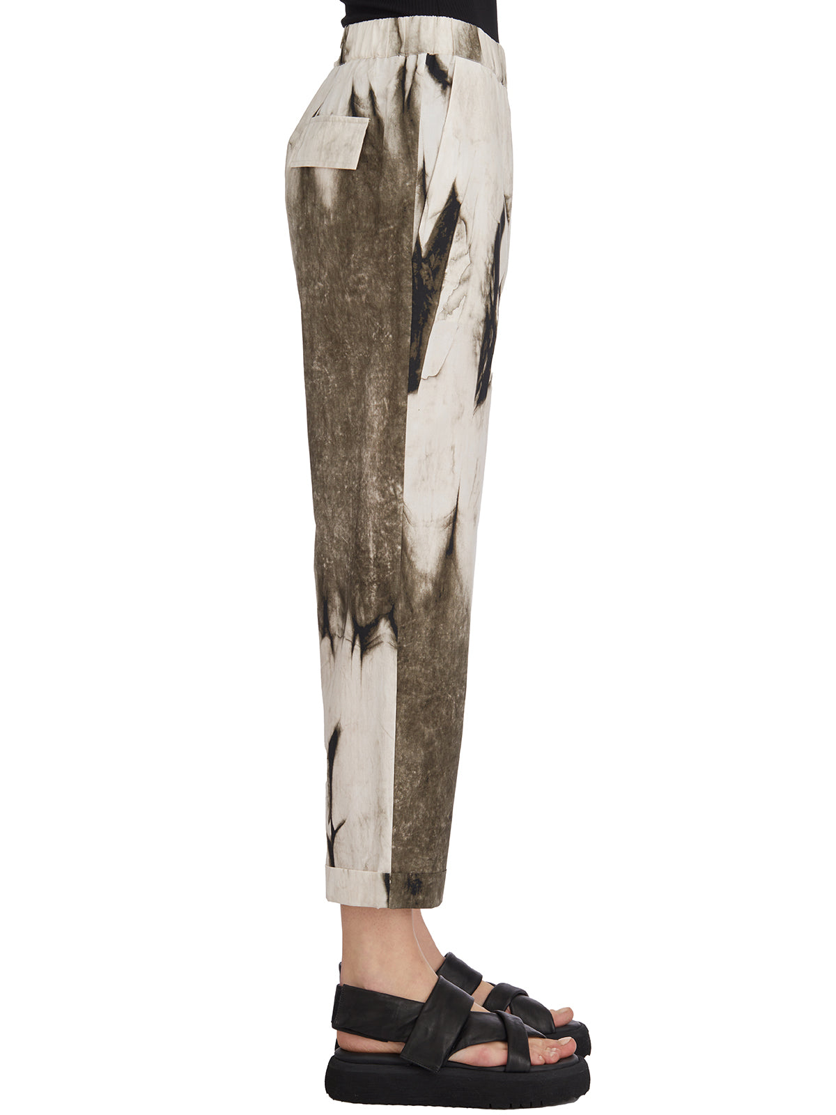 COLLECTION PRIVEE Tie Dye Cotton Trousers for Women