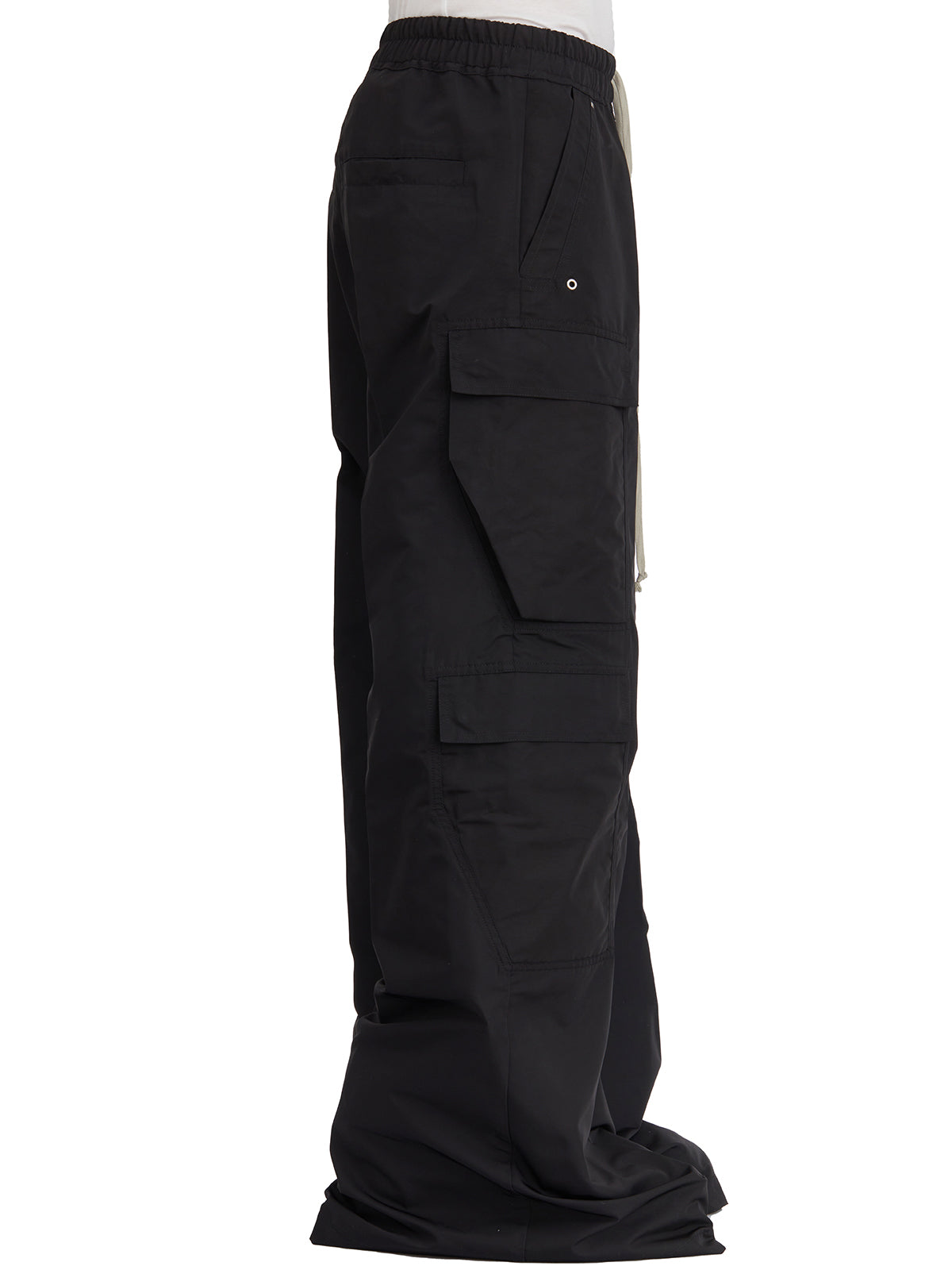 RICK OWENS Wide Leg Cargo Trousers - Size 48