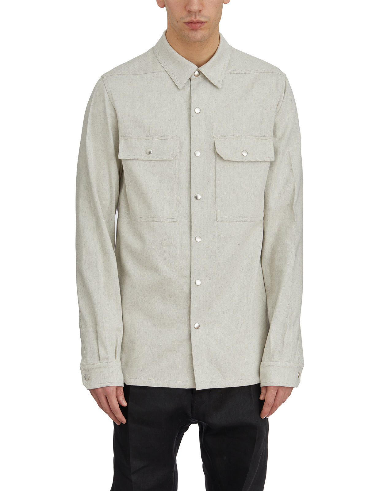 RICK OWENS Shirt Cut Dive Jacket Size 48