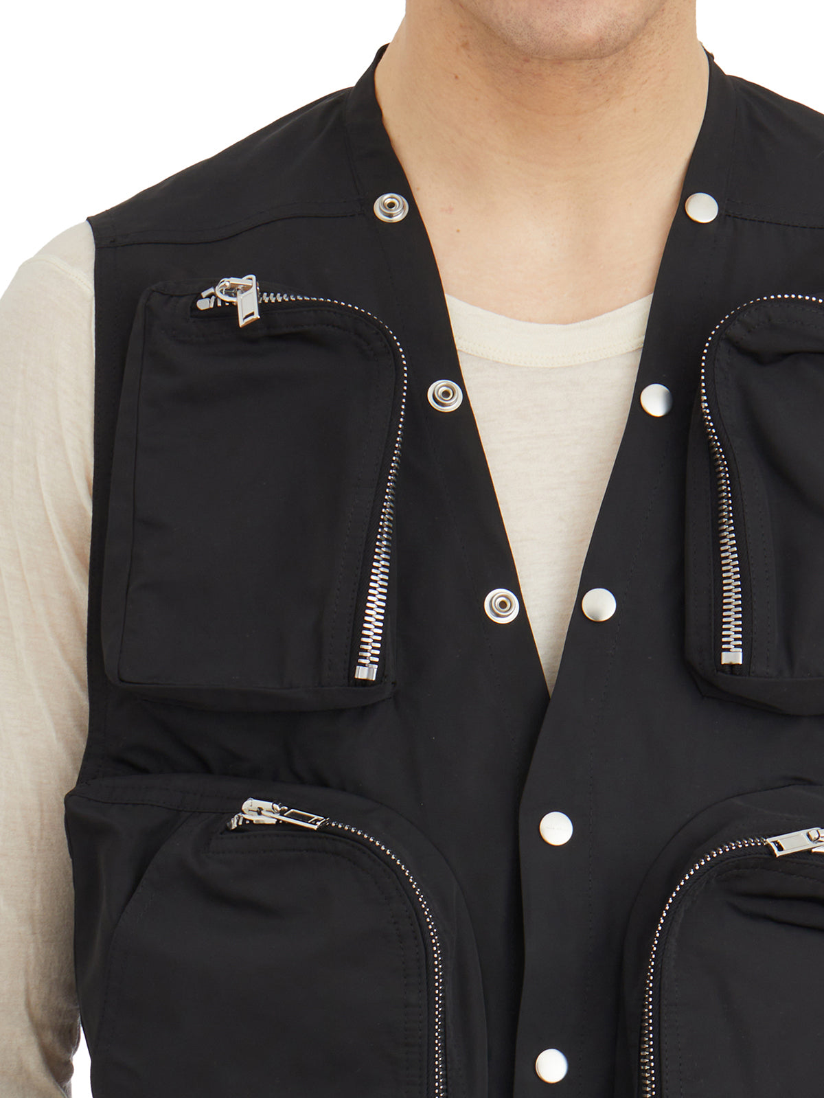 RICK OWENS Men's Cargo Vest Size 48