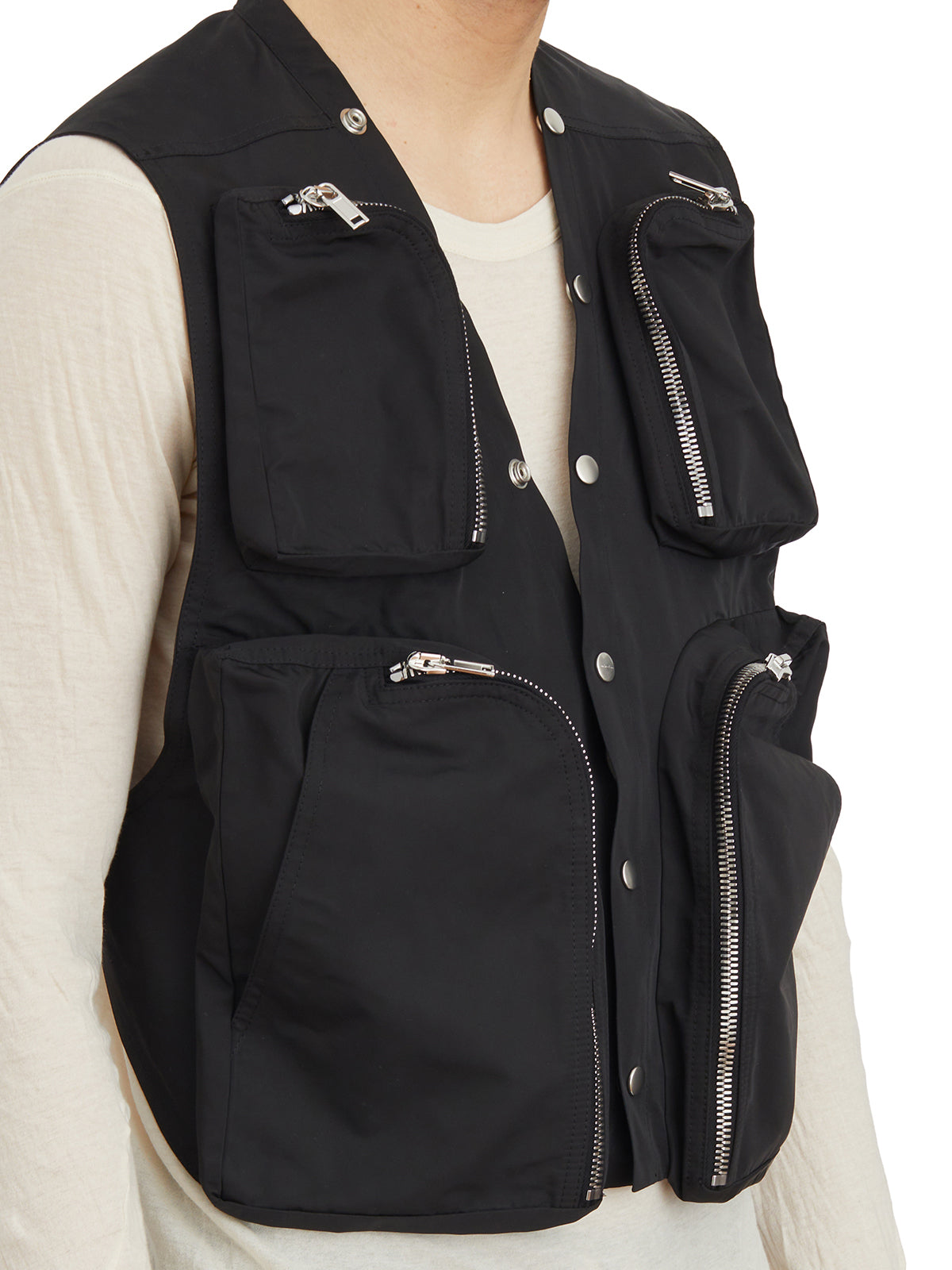 RICK OWENS Men's Cargo Vest Size 48