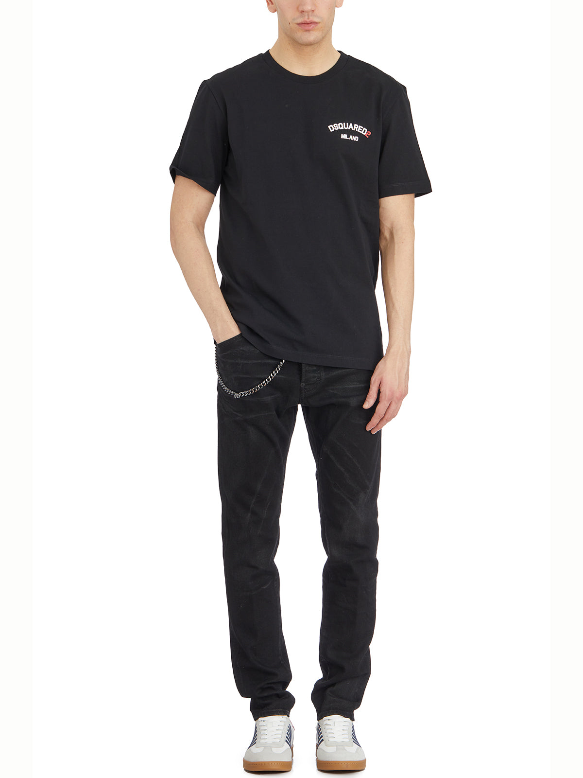 DSQUARED2 Cool Guy Chain Denim Pants - Size 48