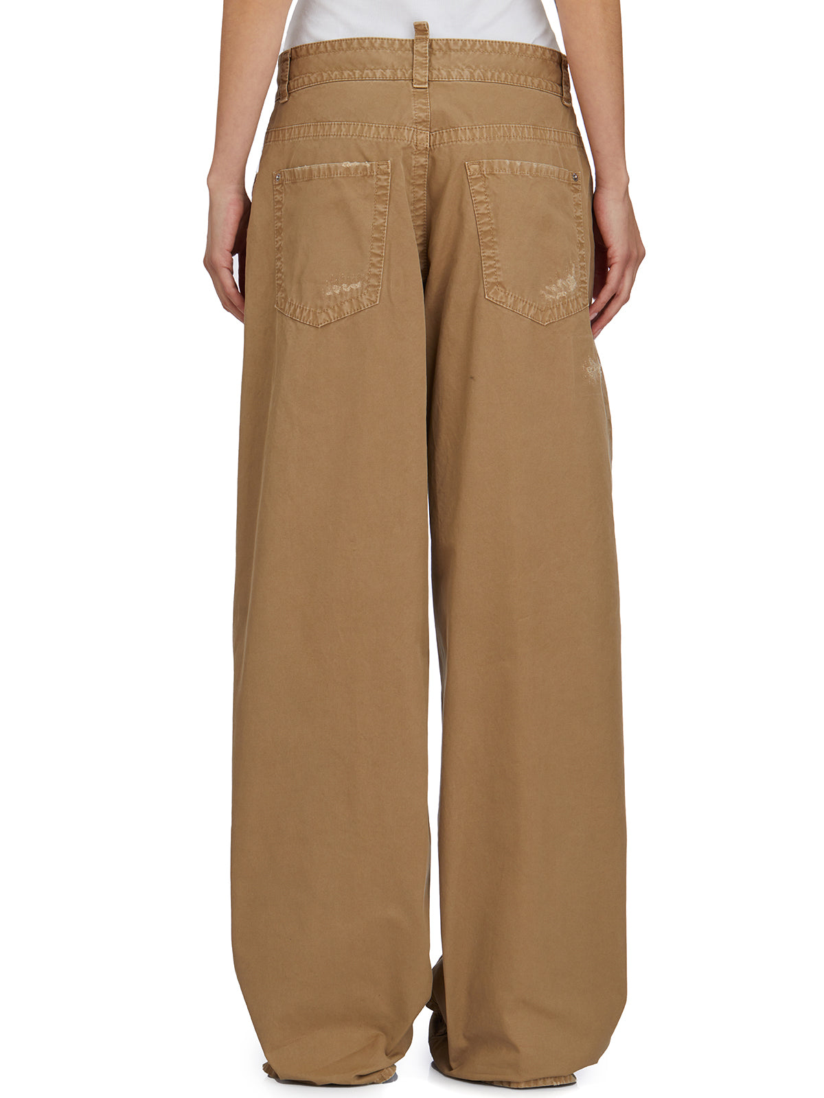DSQUARED2 Wide Leg Cotton Pants - Size 38