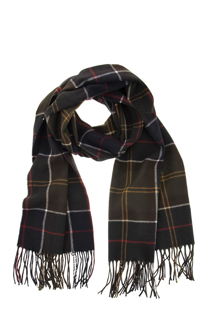 BARBOUR Woven Tartan Scarf - 180 x 60 cm
