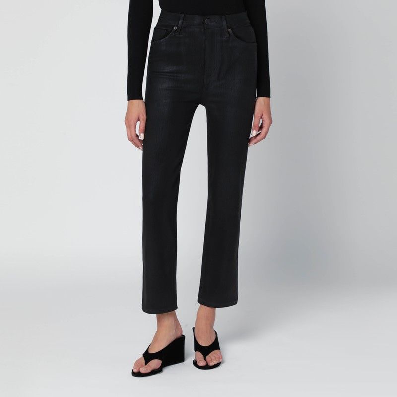 FRAME Sleek Straight High Waist Trousers