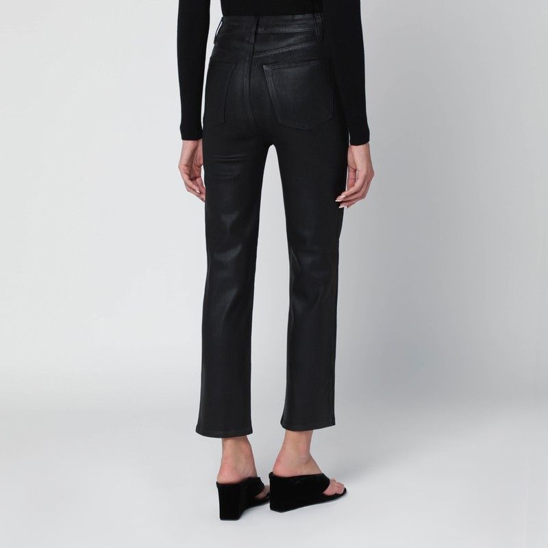 FRAME Sleek Straight High Waist Trousers