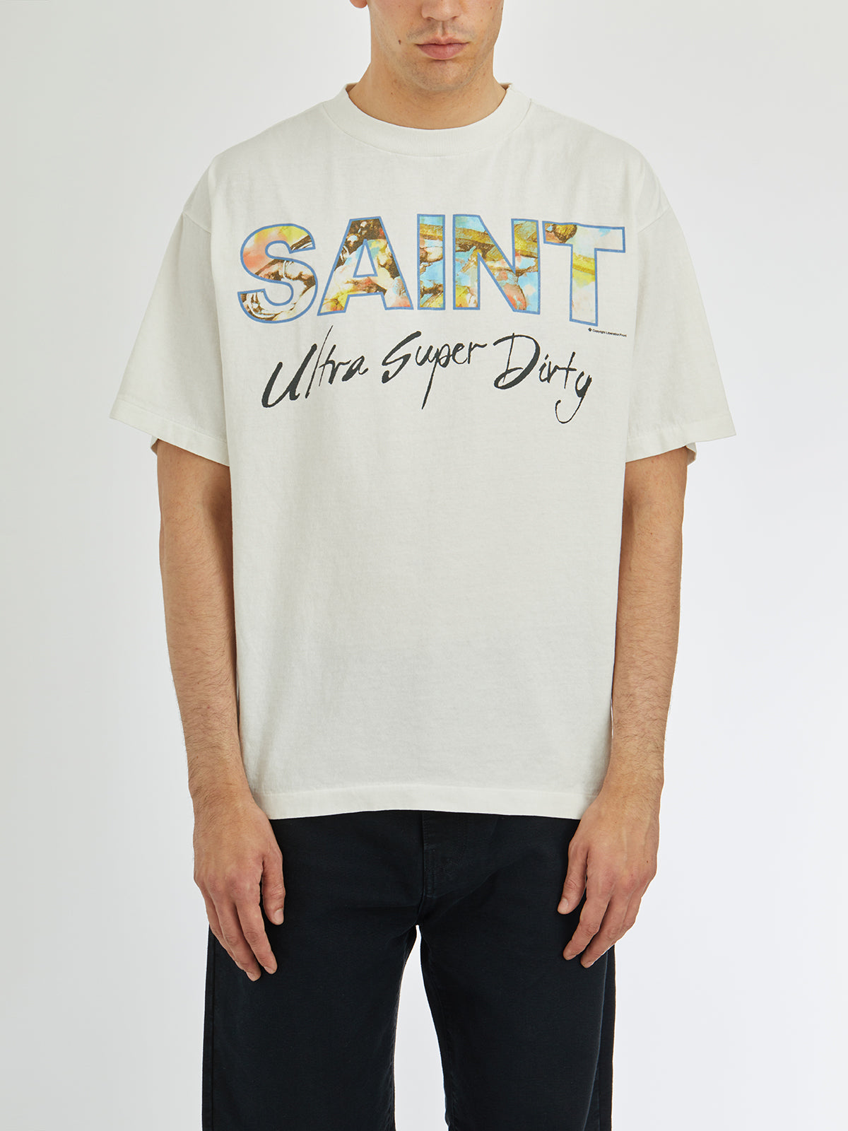 SAINT MXXXXXX Super Dirty Cotton T-Shirt - Men's Size L