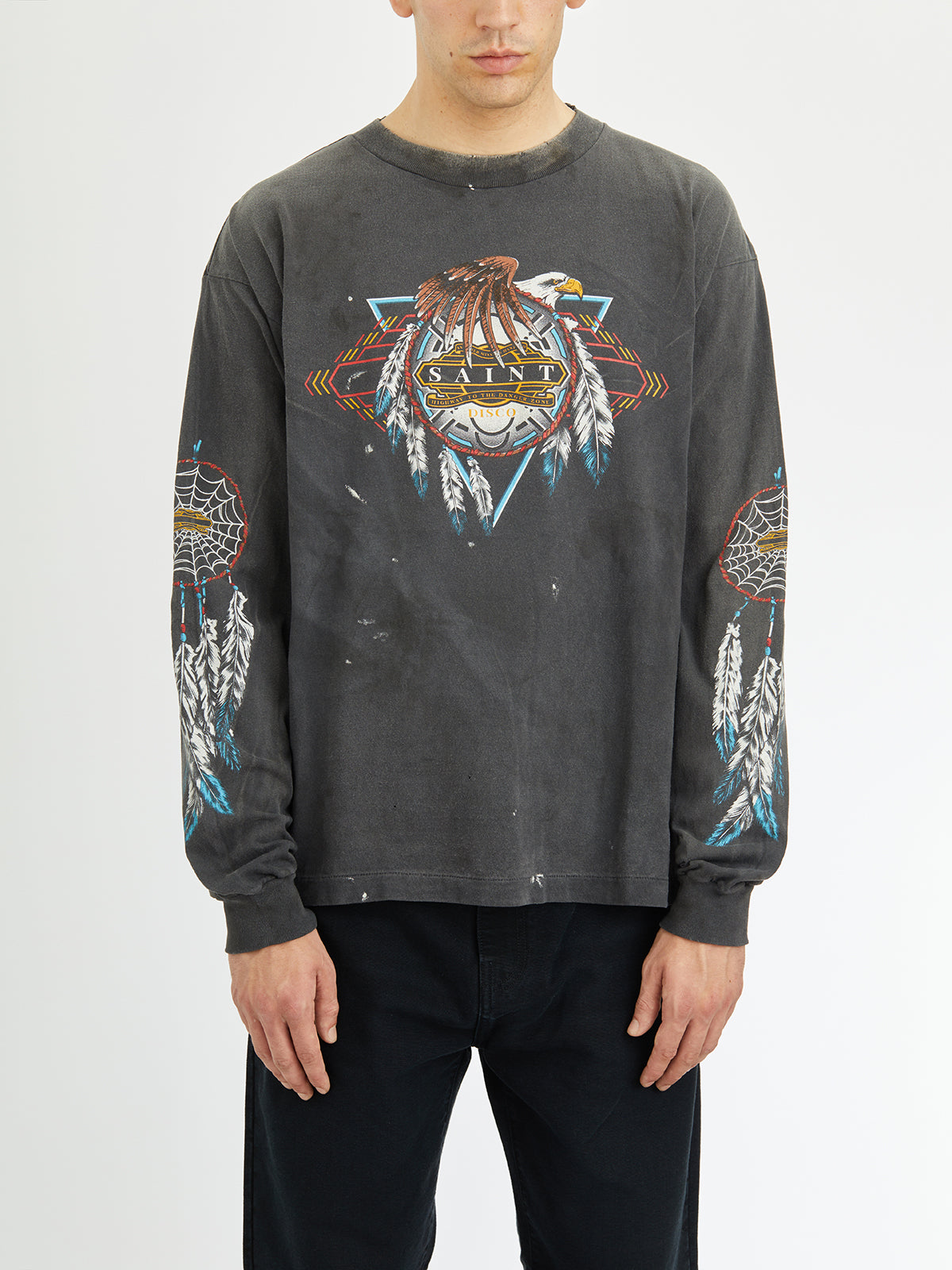 SAINT MXXXXXX Long Sleeve Graphic T-Shirt