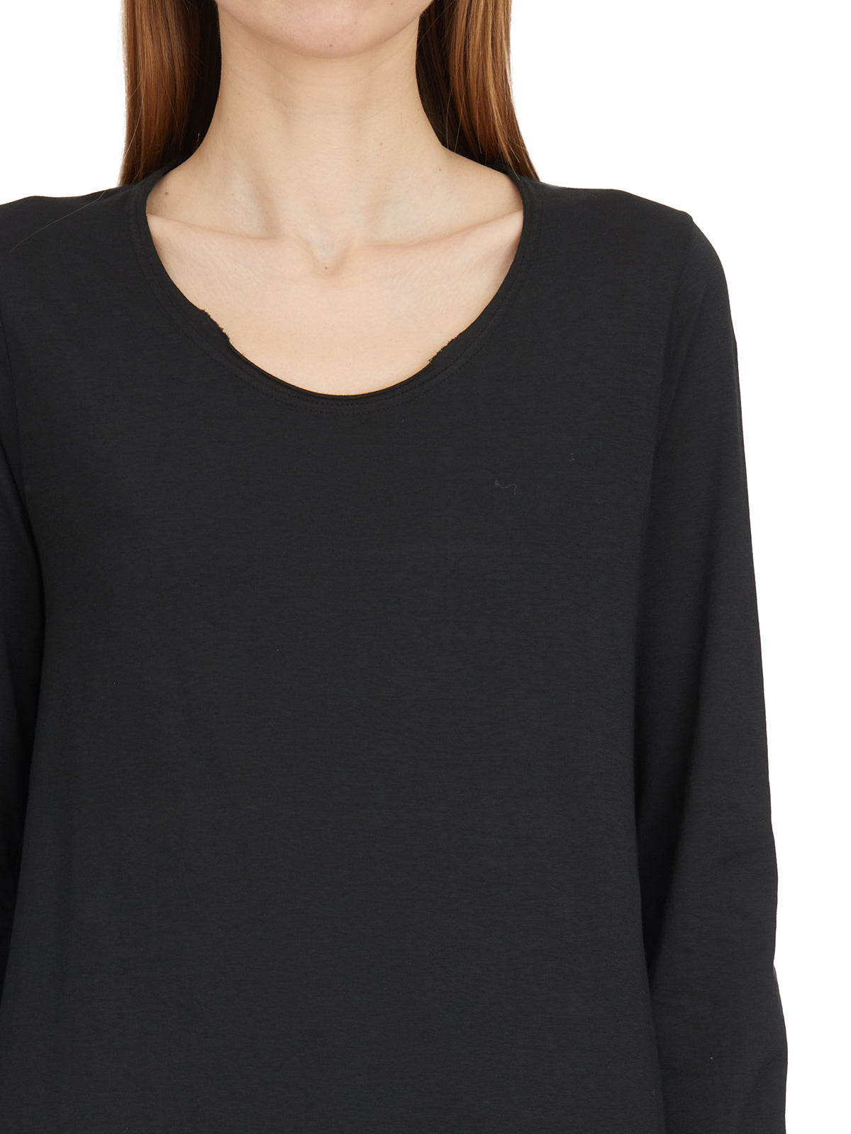 SERIENUMERICA Long Sleeve Cotton T-Shirt for Women