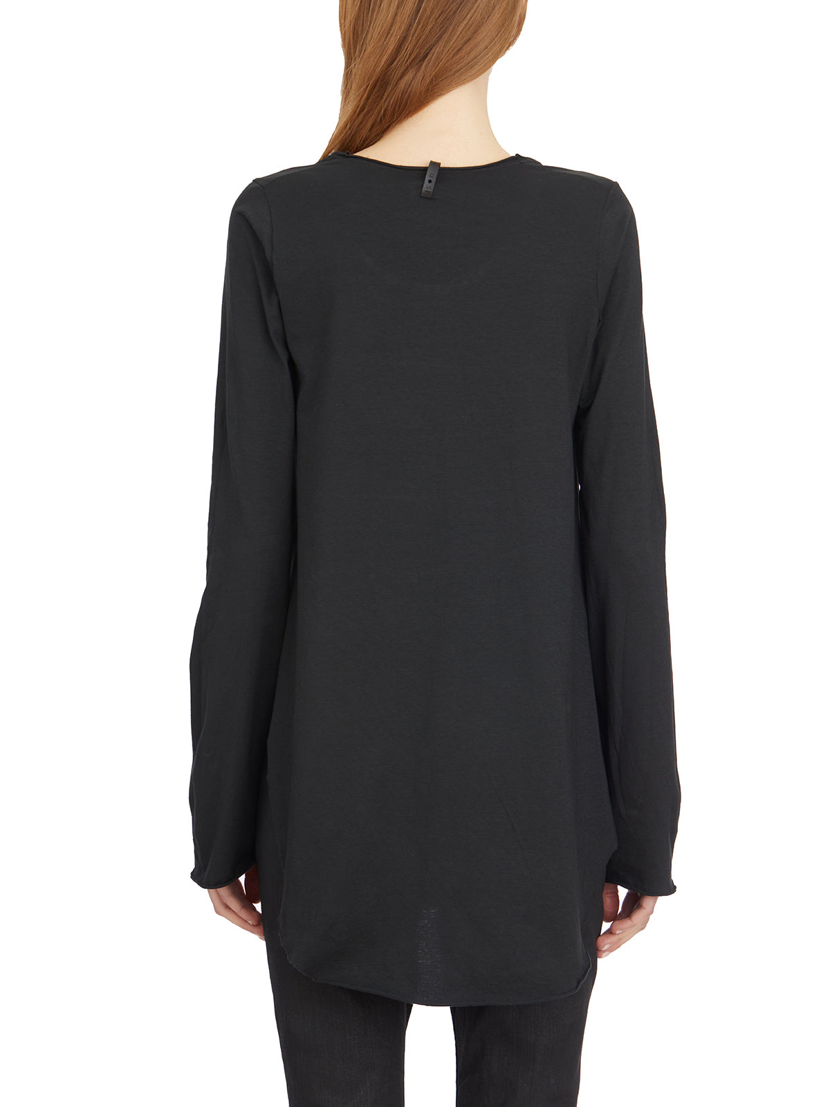 SERIENUMERICA Long Sleeve Cotton T-Shirt for Women