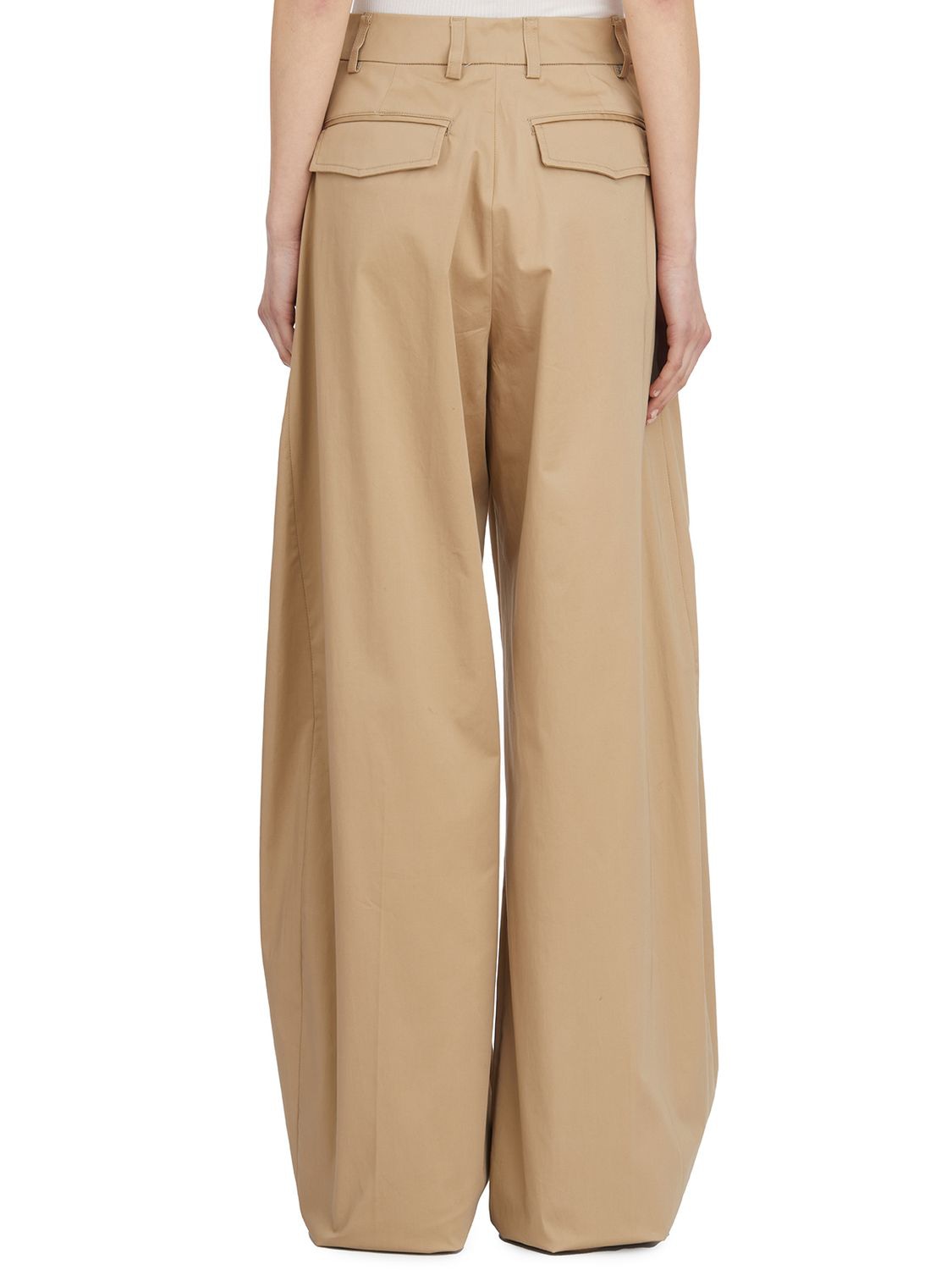 THE LATEST Chic Wide-Leg Poplin Pants - Size 40