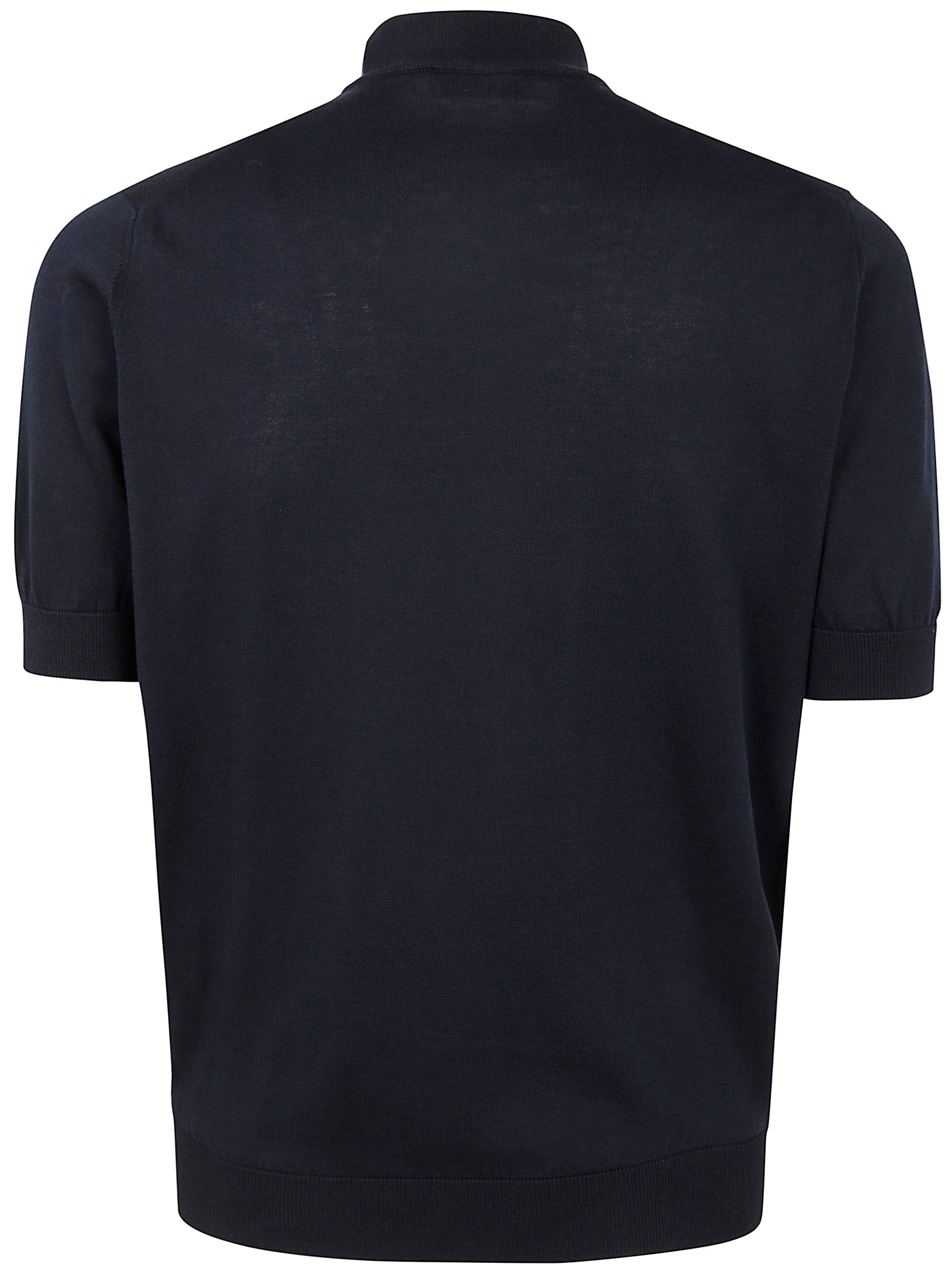 FILIPPO DE LAURENTIIS Short Sleeves Turtle Neck Sweater