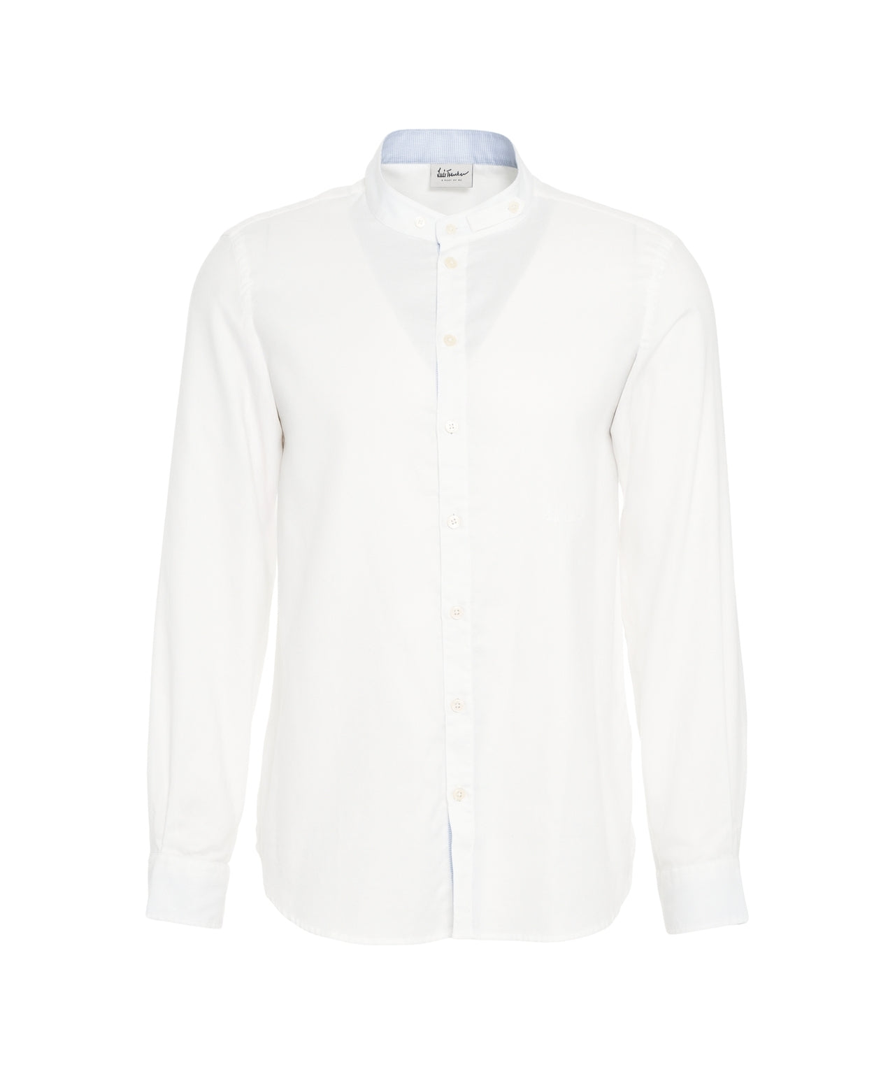 LUIS TRENKER Modern Stand-Up Collar Shirt for Men