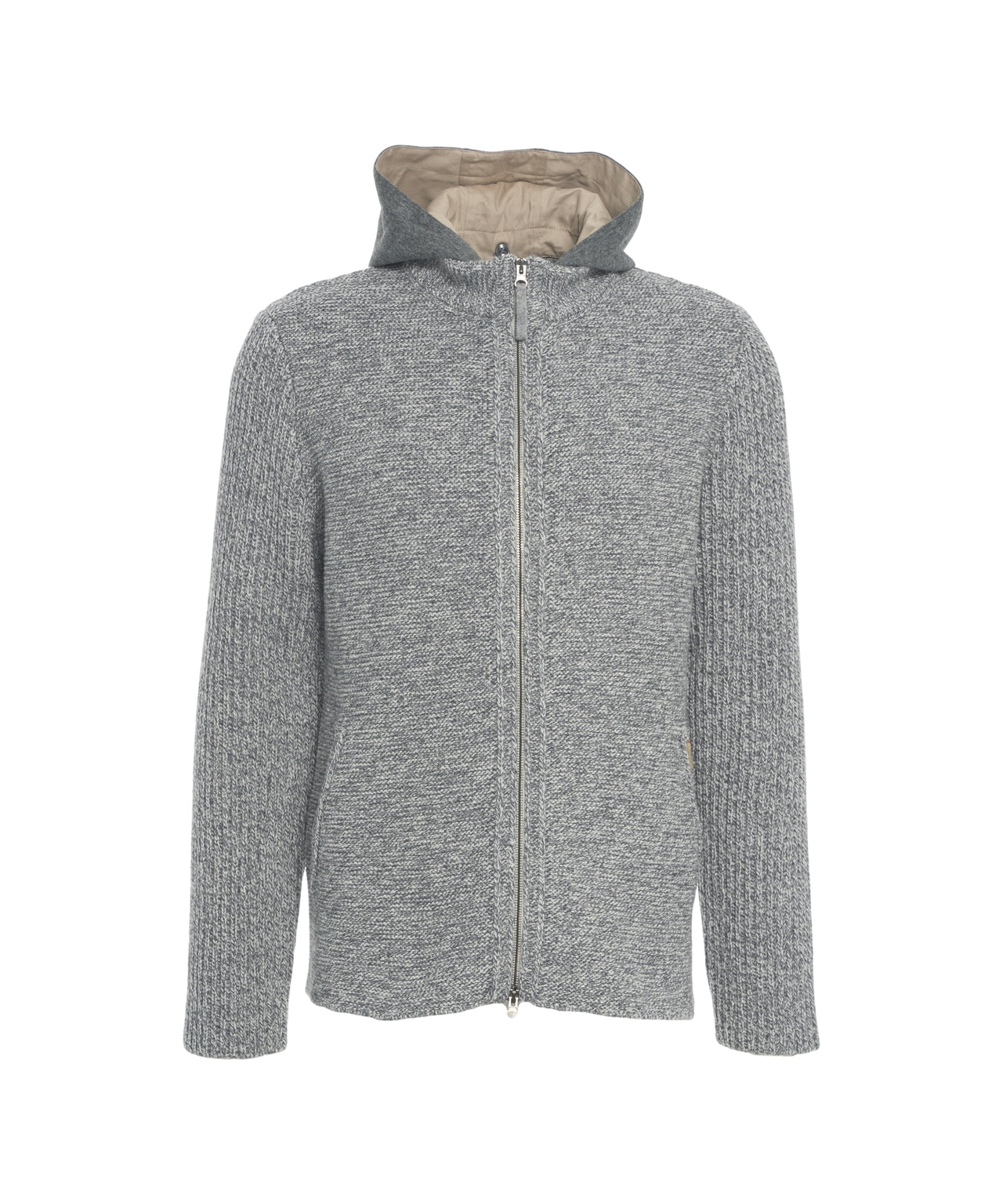 LUIS TRENKER Structured Wool Jacket with High Collar