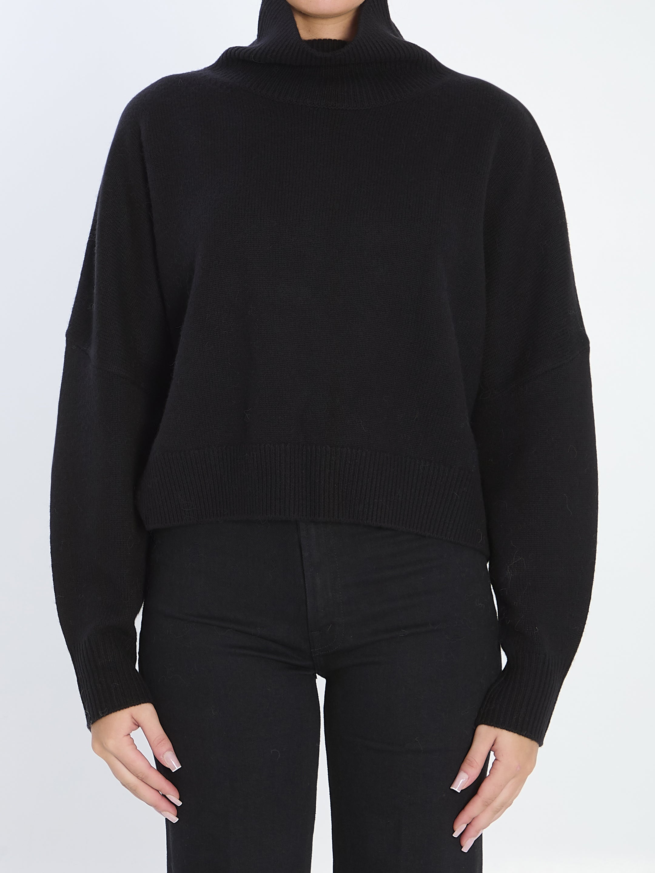 LOULOU DE SAISON Cropped Turtleneck Sweater - Women's XS