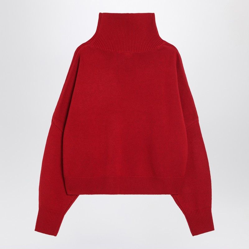 LOULOU DE SAISON Luxurious Wool and Cashmere Sweater for Women with High Neck