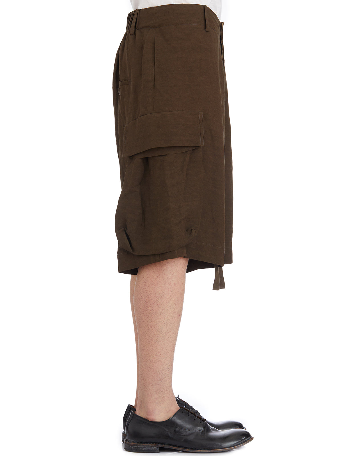 UMA WANG Men's Cargo Bermuda Shorts - Size M