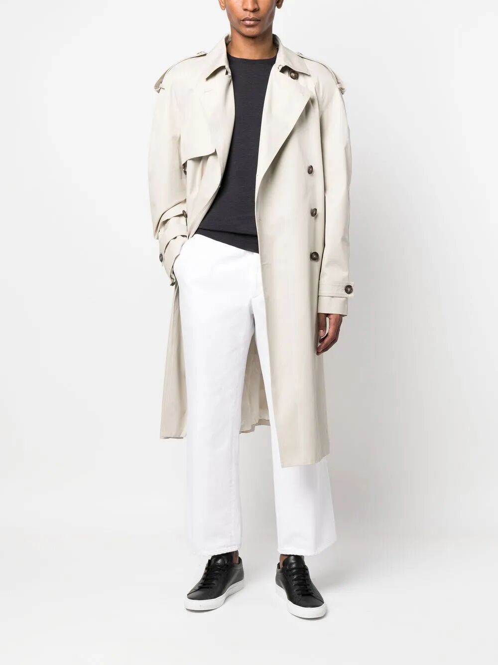 JOHN SMEDLEY Round Neck Pullover for Men