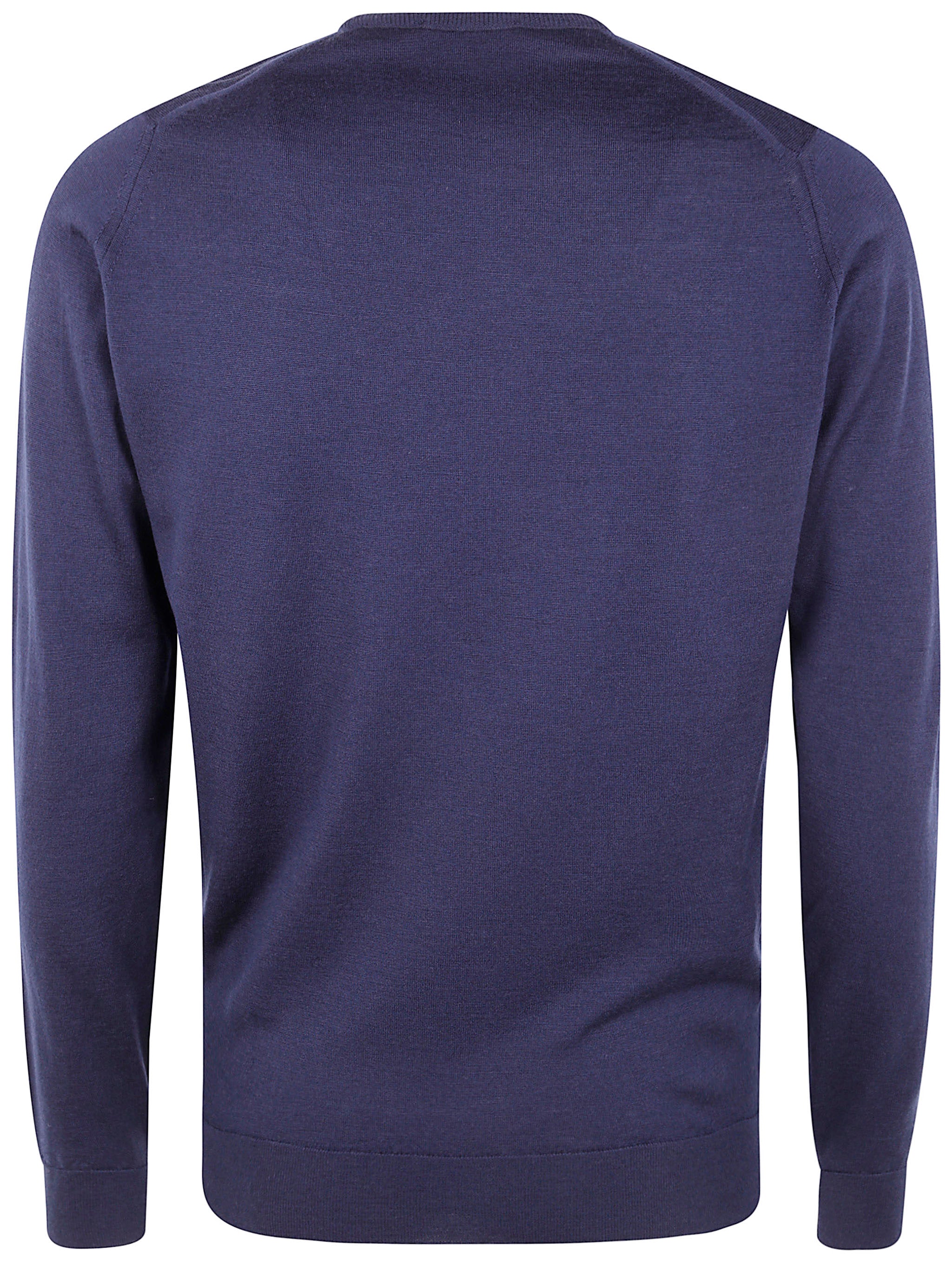 JOHN SMEDLEY Round Neck Pullover - Men's Merino Wool Sweater