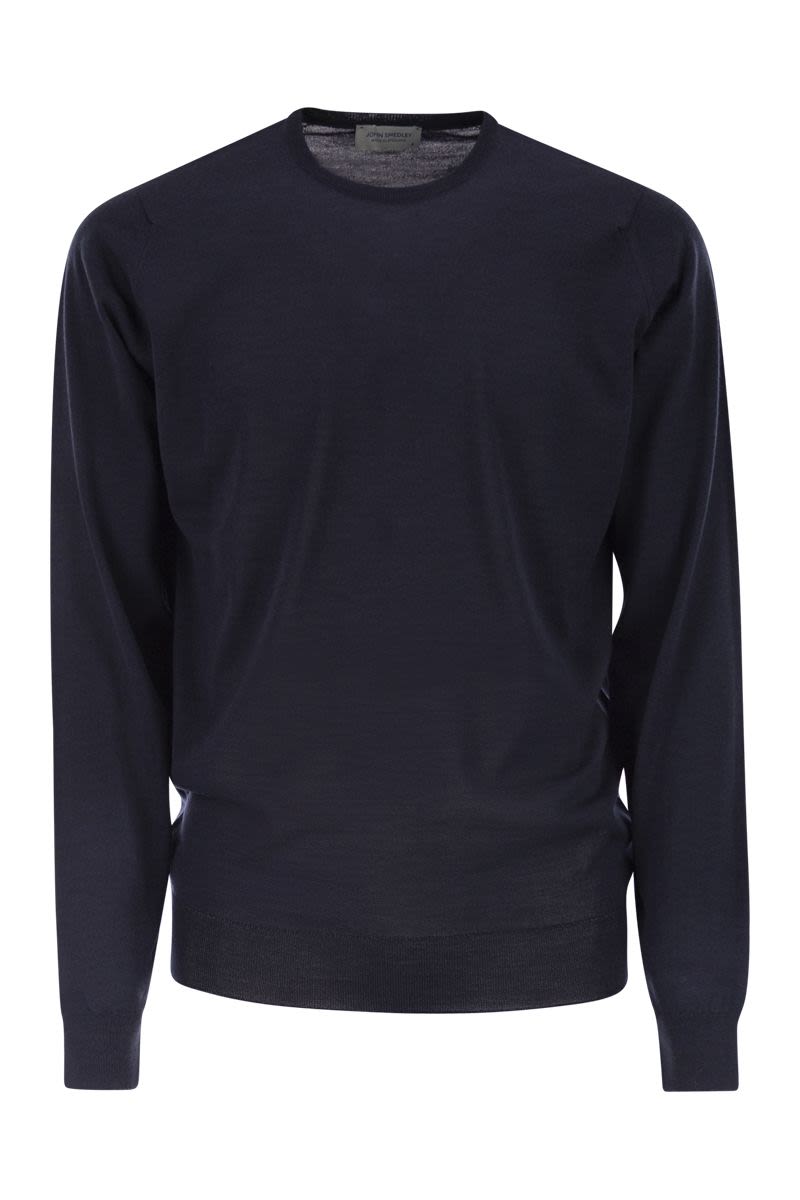 JOHN SMEDLEY Lundy Crew Neck Jumper in Extra-Fine Merino Wool
