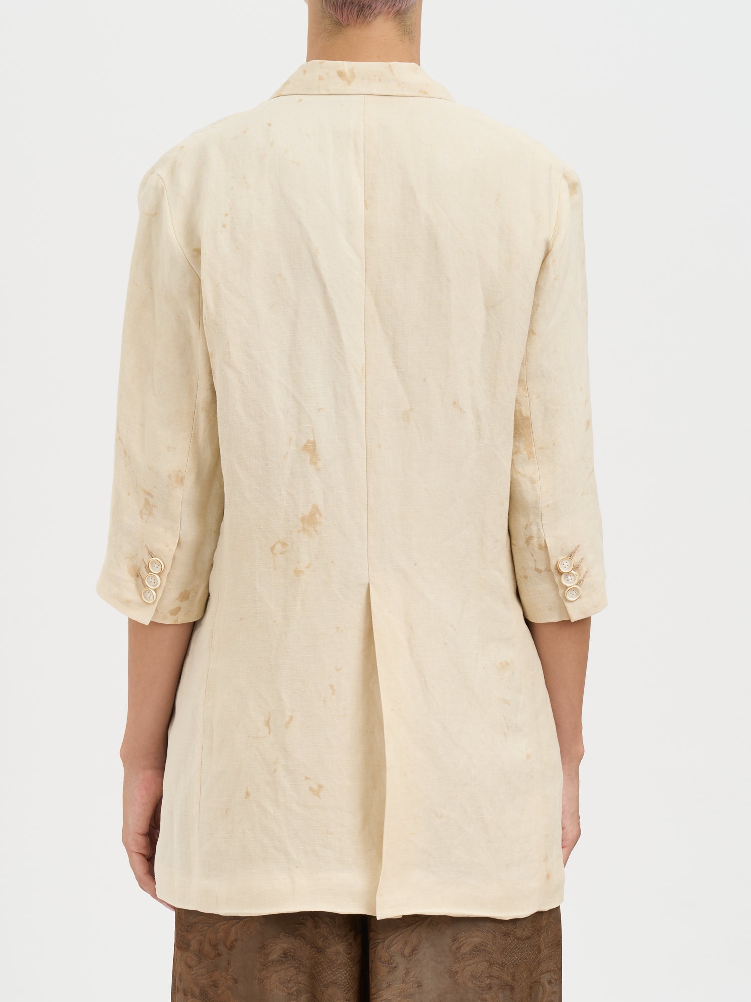 UMA WANG Kaly Linen and Cotton Jacket - Size S