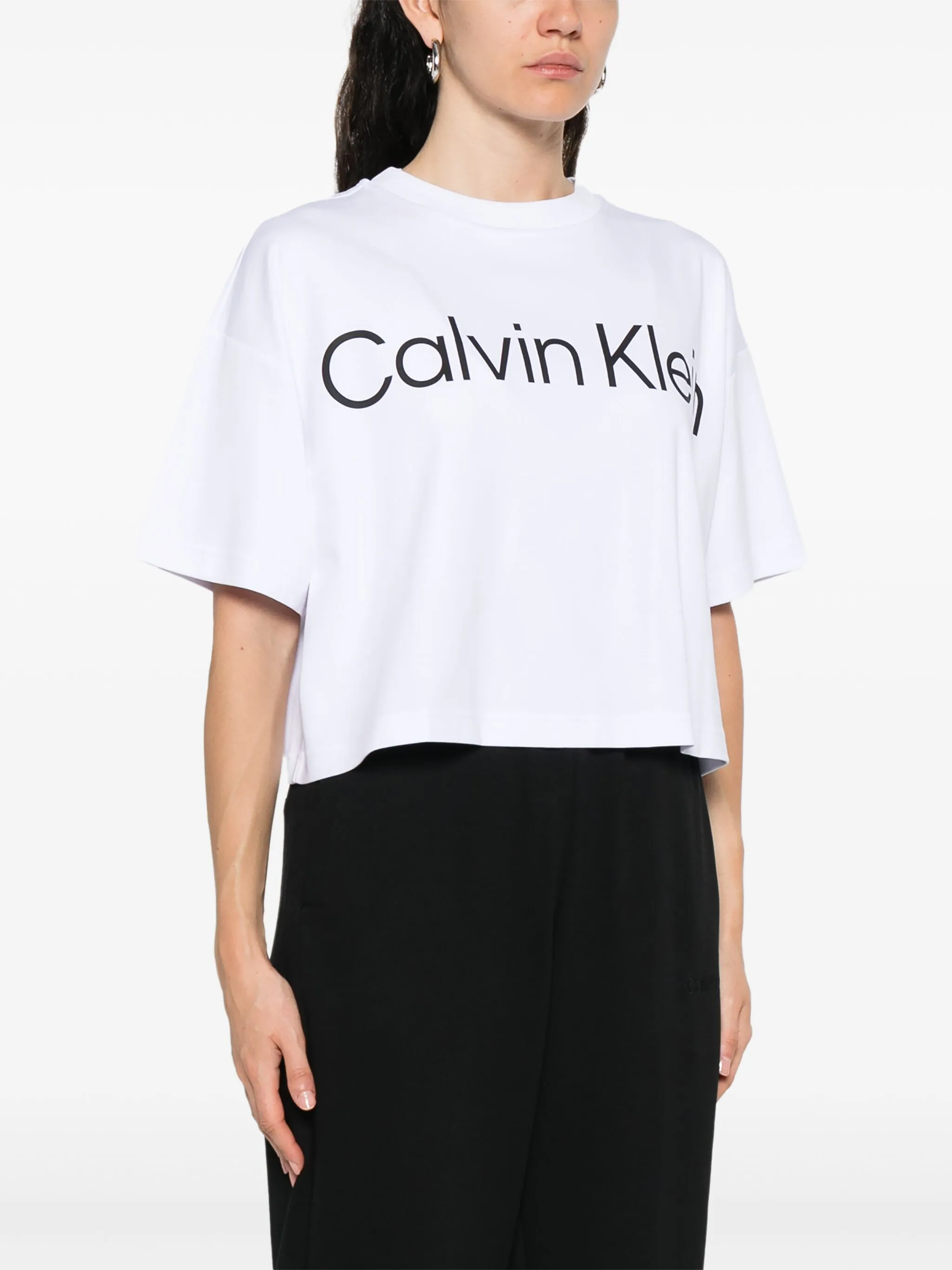 CALVIN KLEIN Boxy Logo Graphic Tee