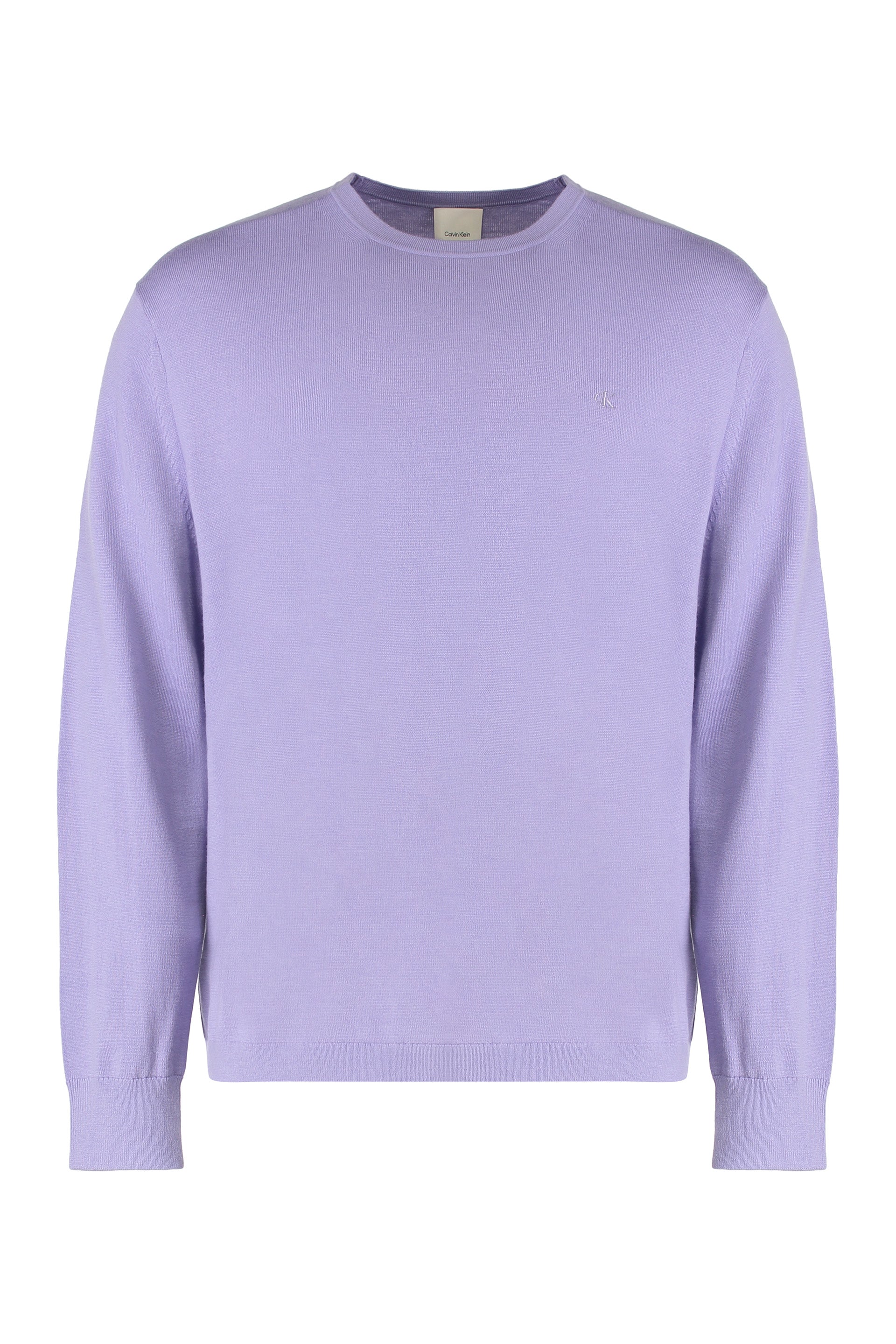 CALVIN KLEIN Round Neck Merinos Wool Sweater for Men