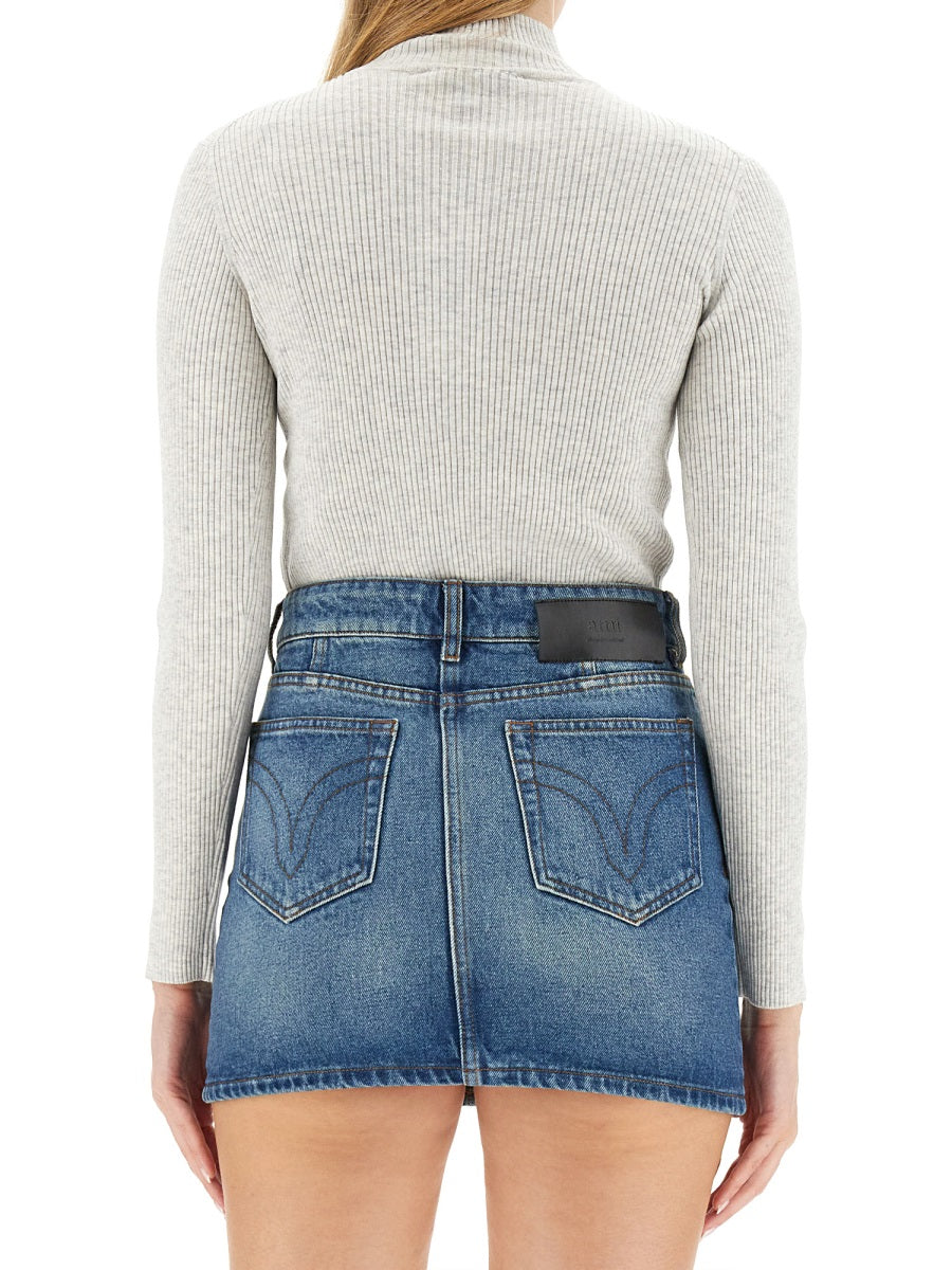 MAISON KITSUNÉ Slim Fit Fox Patch T-Shirt - Size S