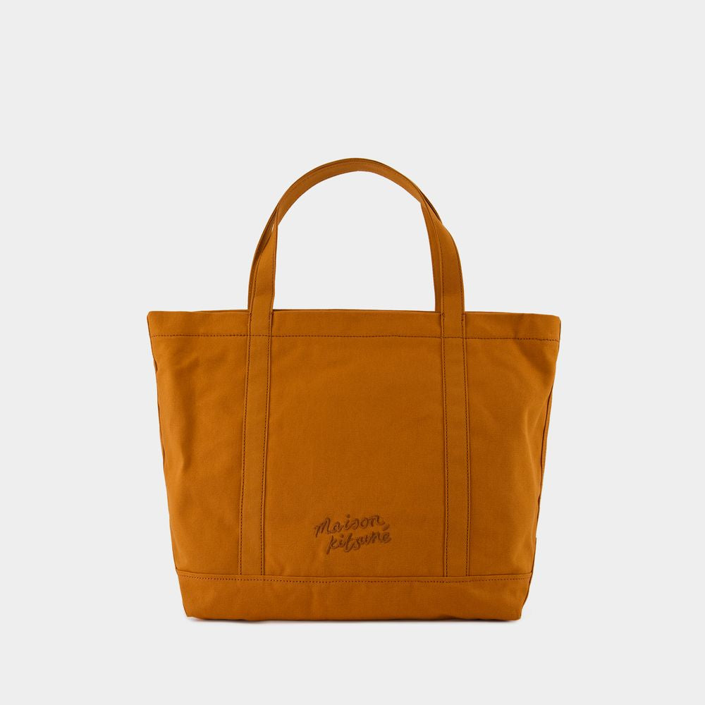 MAISON KITSUNÉ Large Fox Head Shopper Handbag