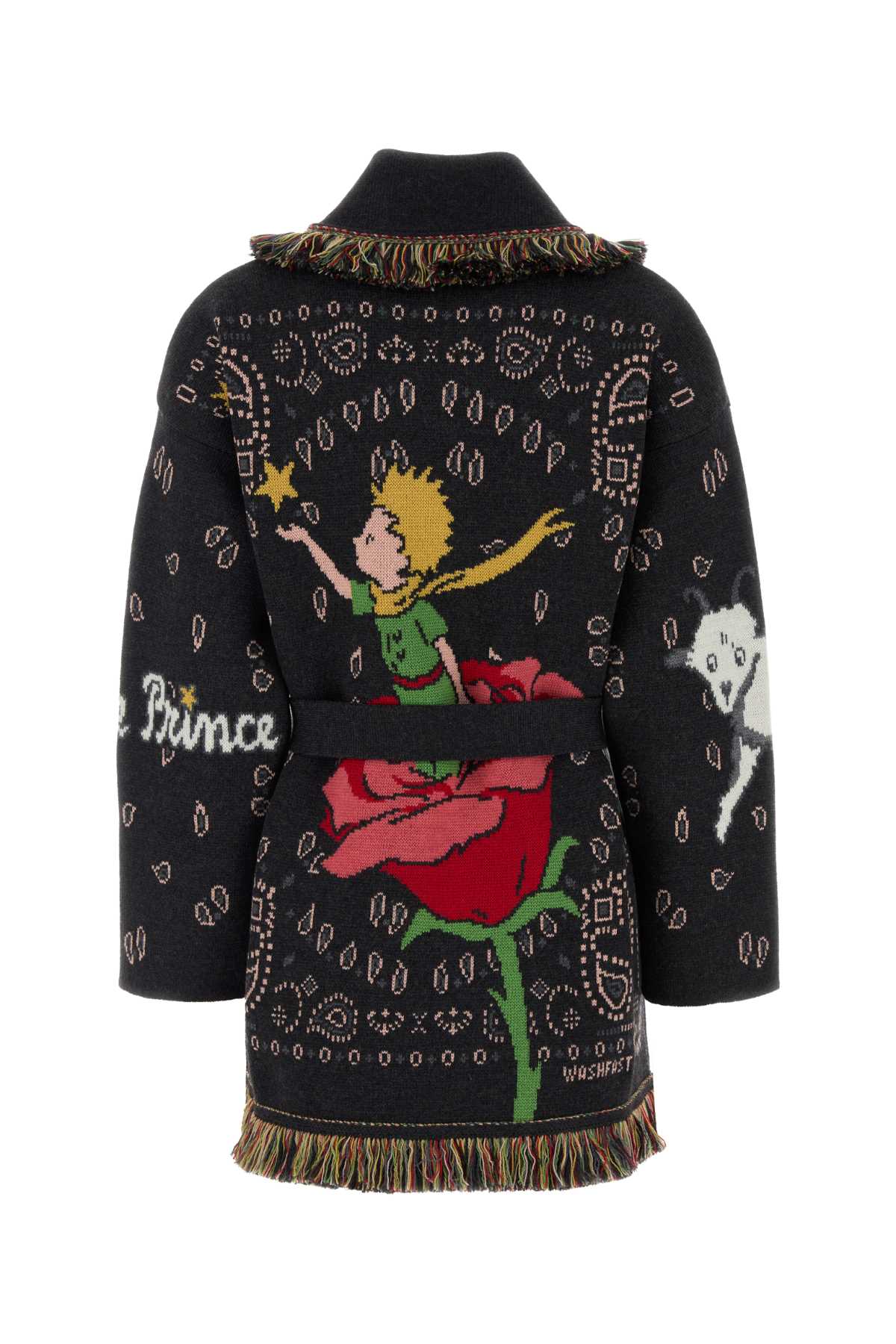 ALANUI The Little Prince Embroidered Wool Cardigan